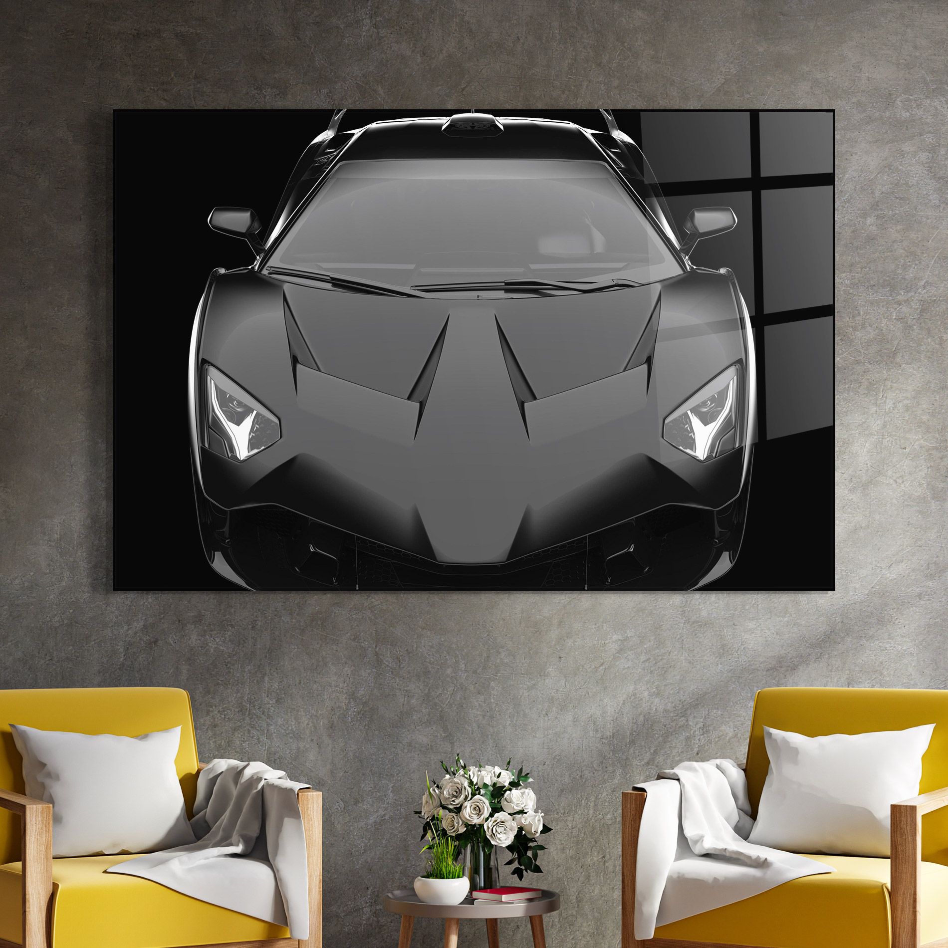 Black Matte Lambo mockup 4