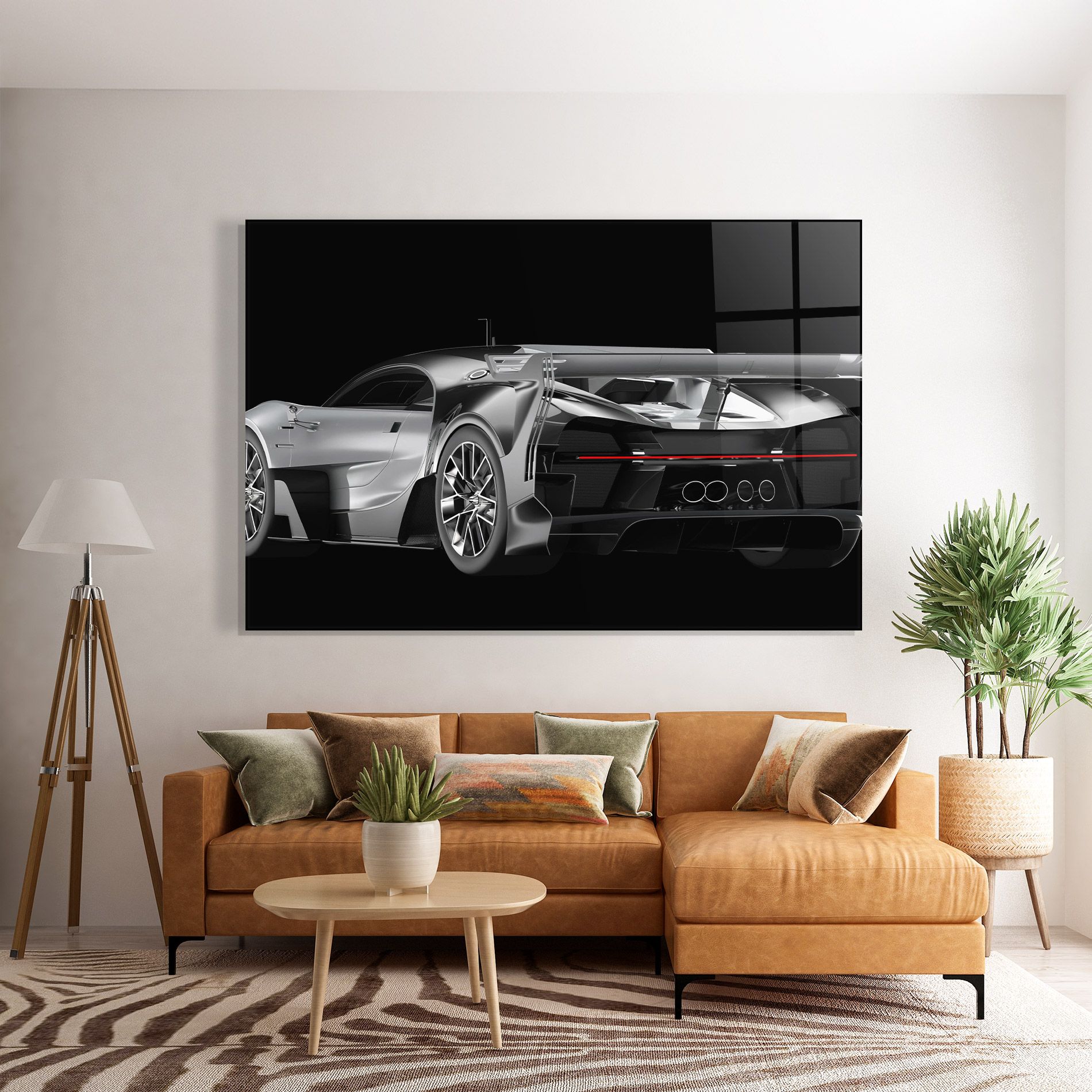 Black Rear Hypercar mockup 7