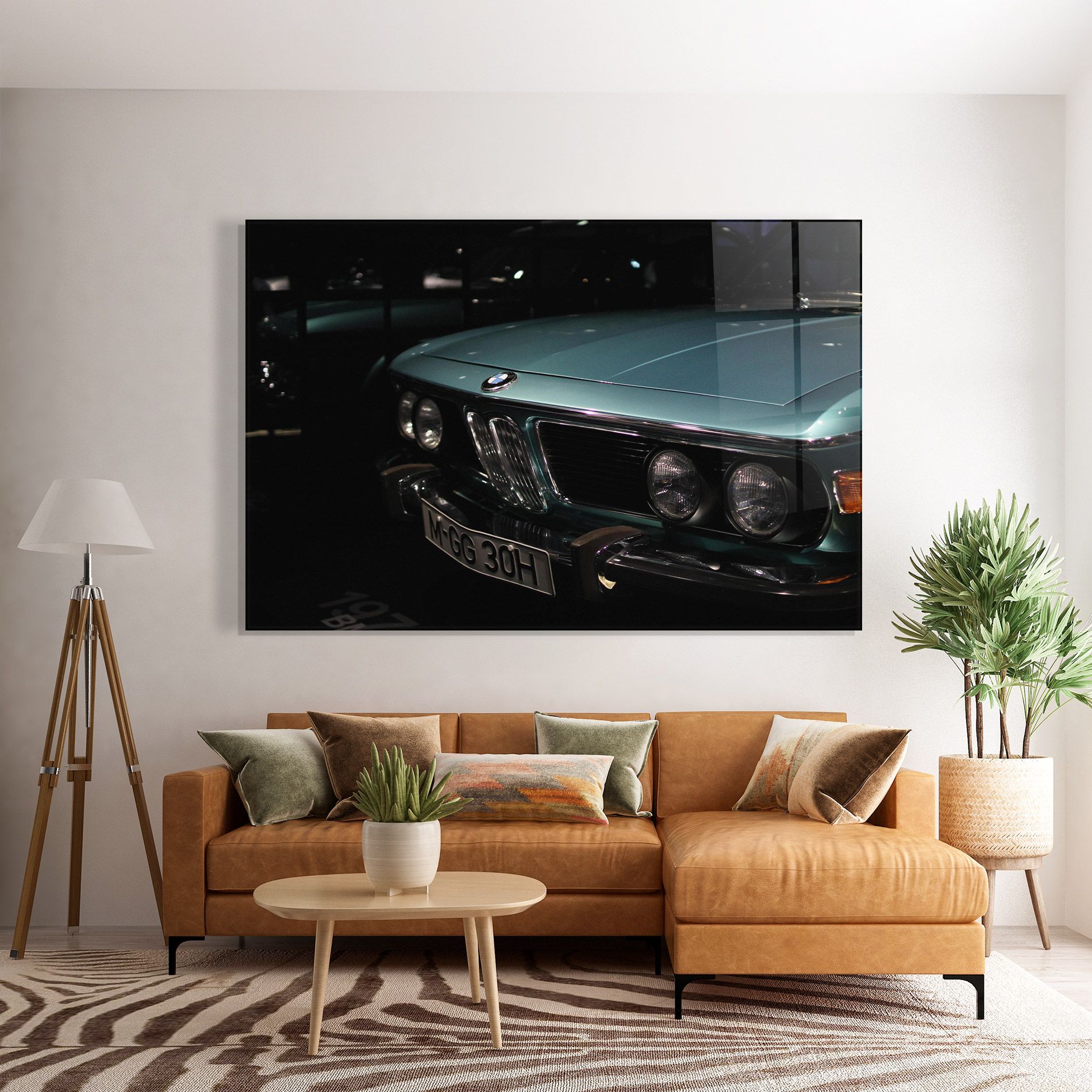 Old Bmw Headlight mockup 7