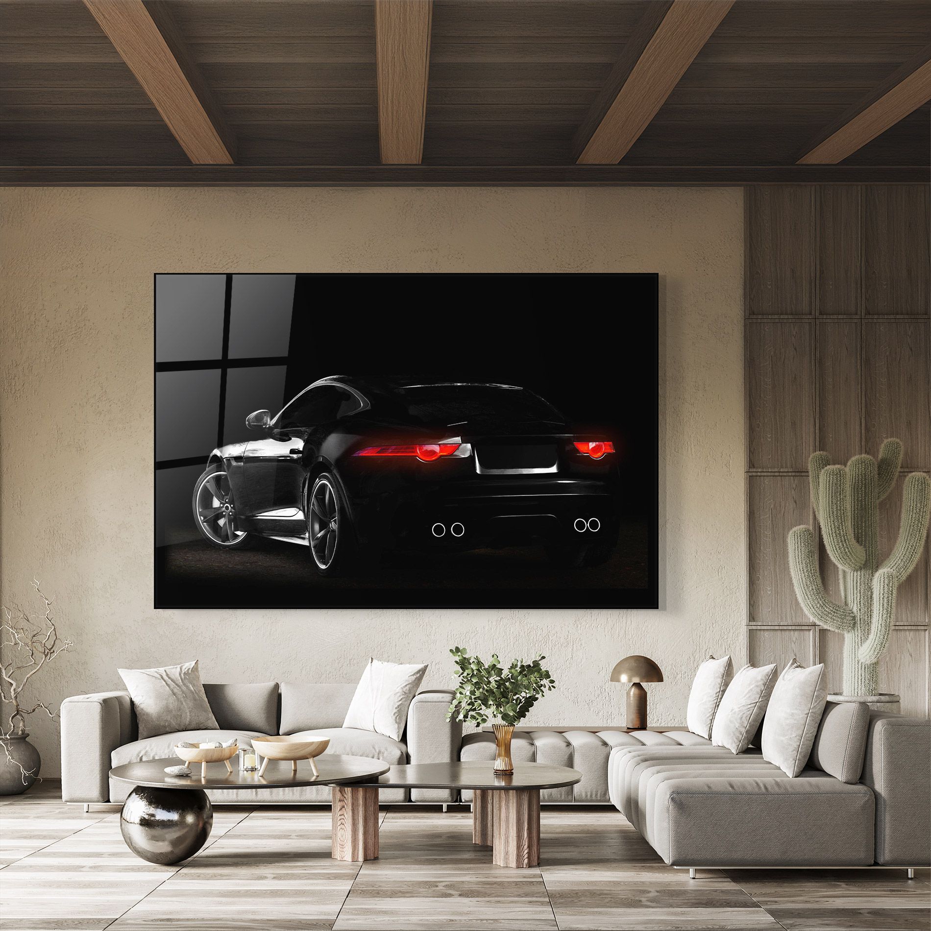 Black Silhouette Car mockup 8