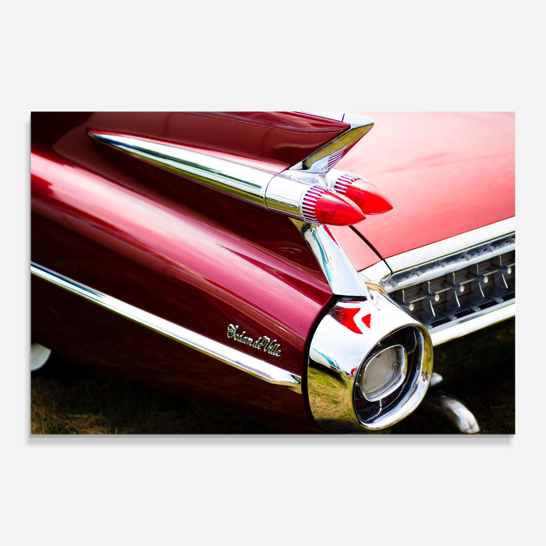 Closeup Car Red mockup 0