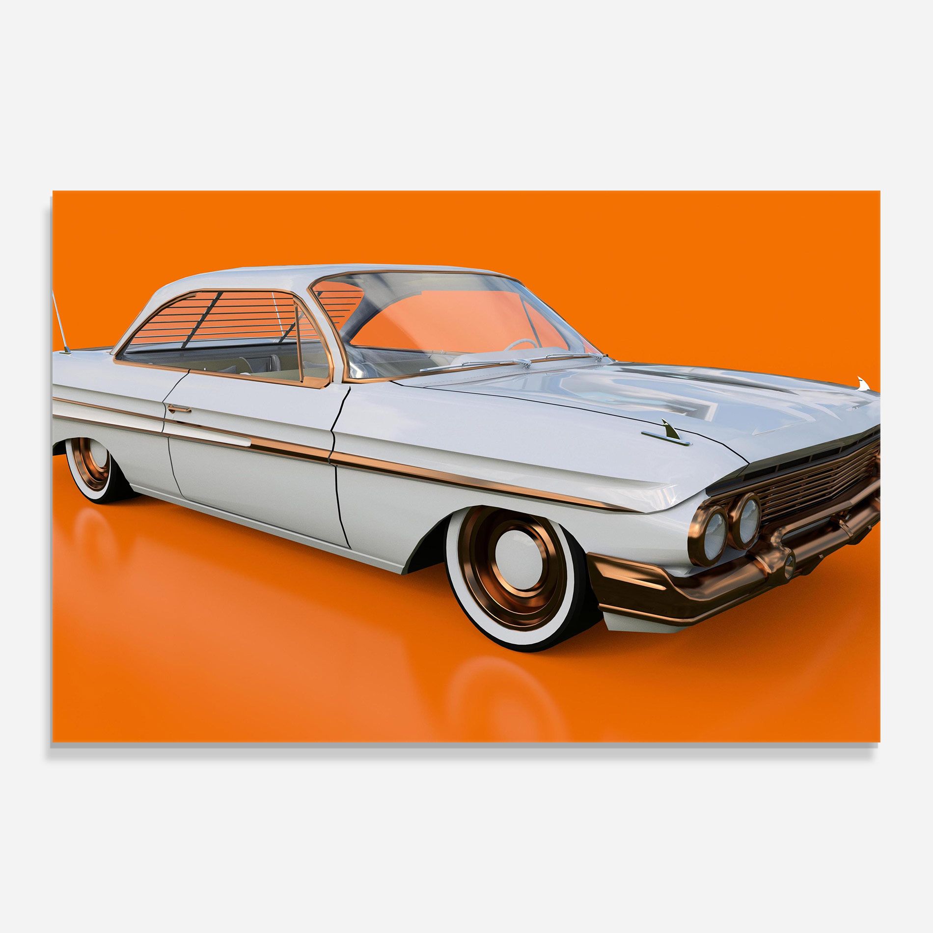 Old American Car mockup 0