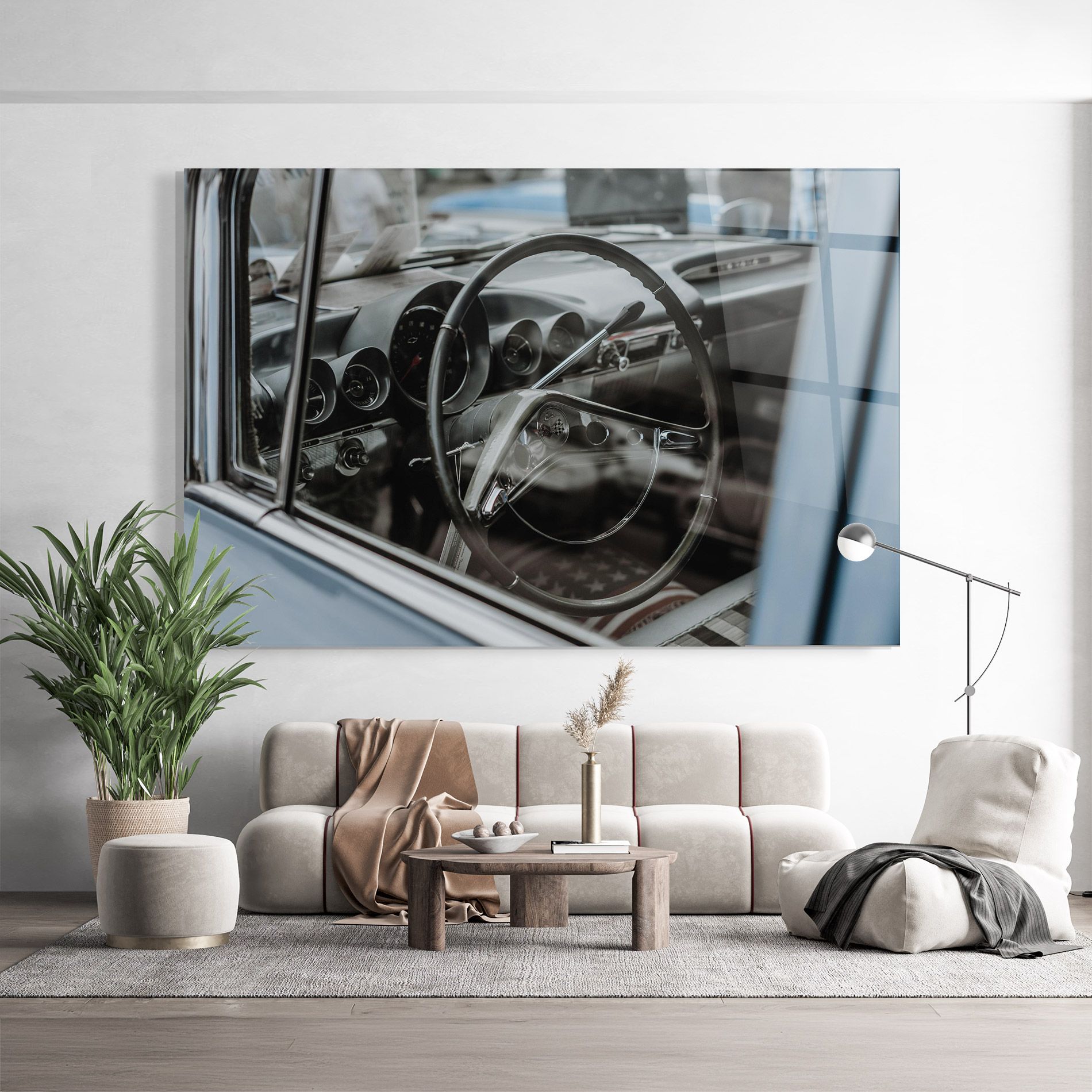 Black Steering Wheel mockup 9