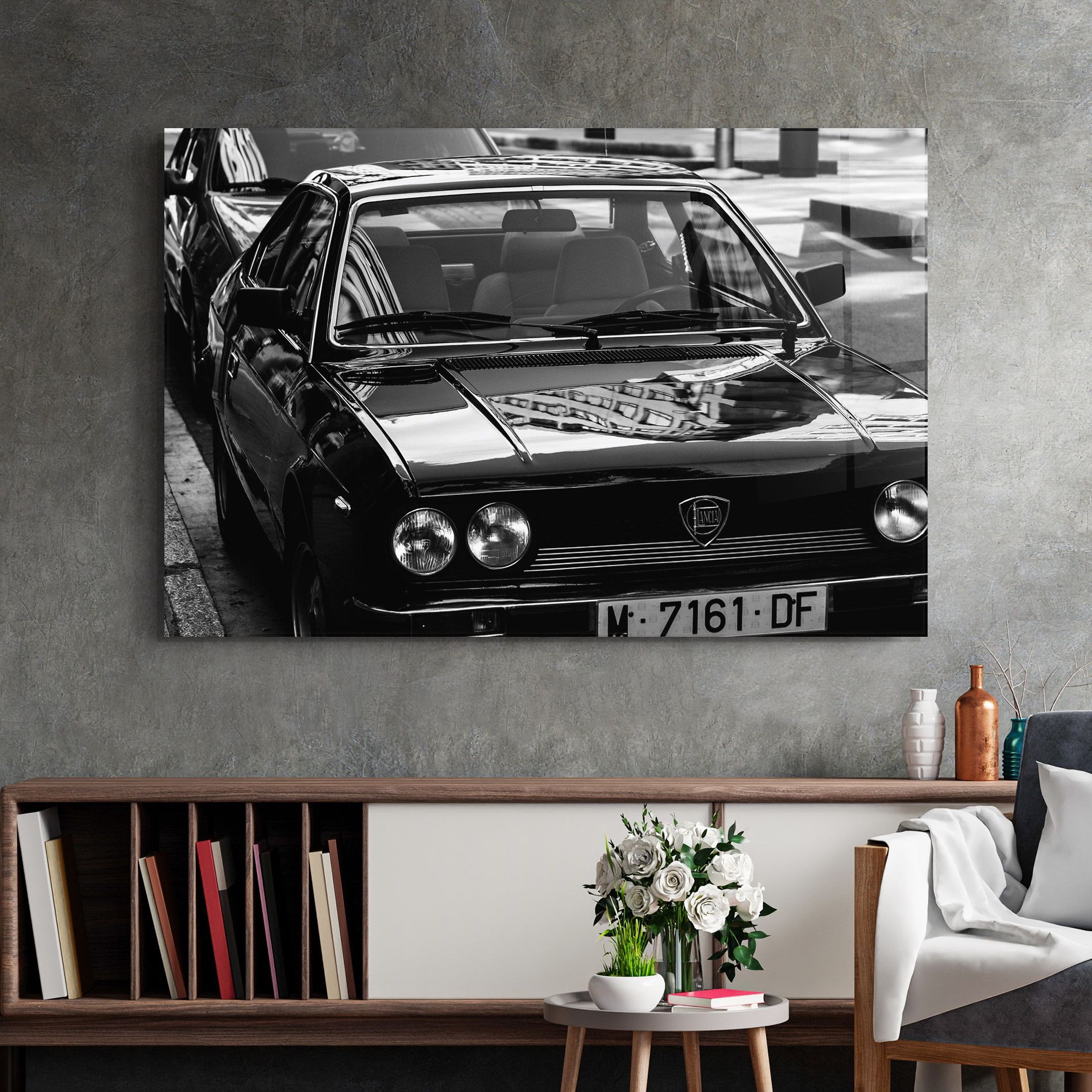 Black Shiny Car mockup 2