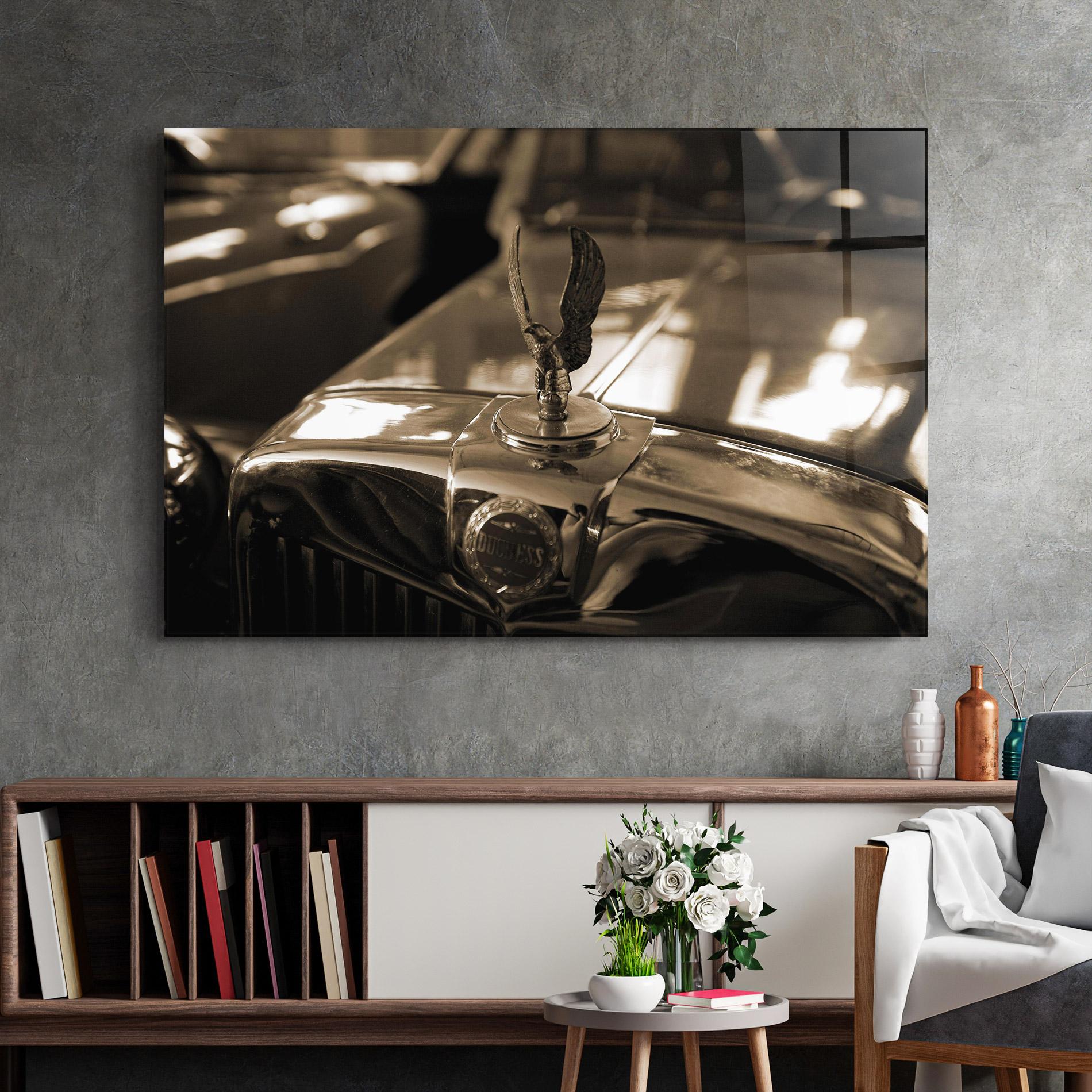 Tablou Sticla Metal Details Car mockup 2