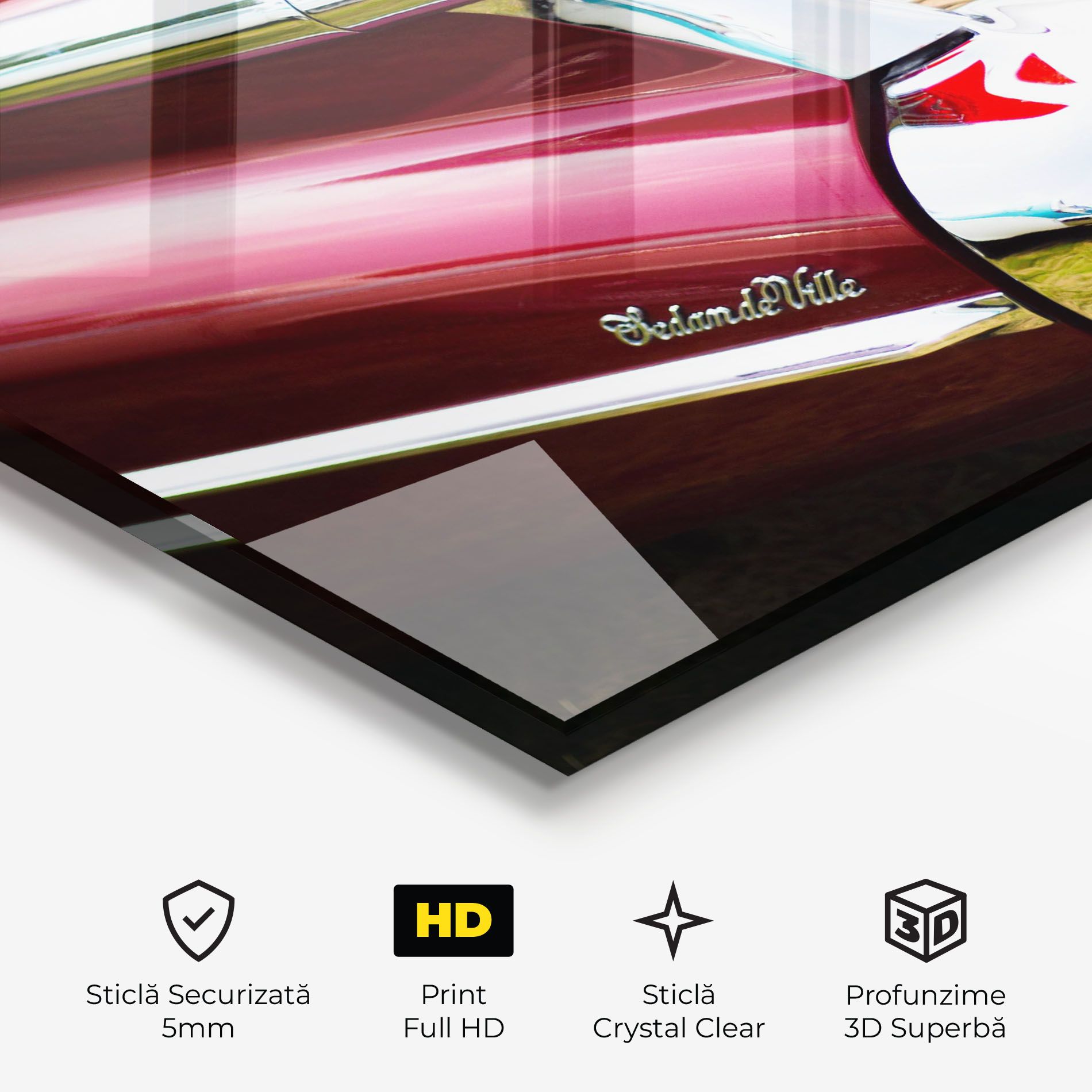 Closeup Car Red mockup 3