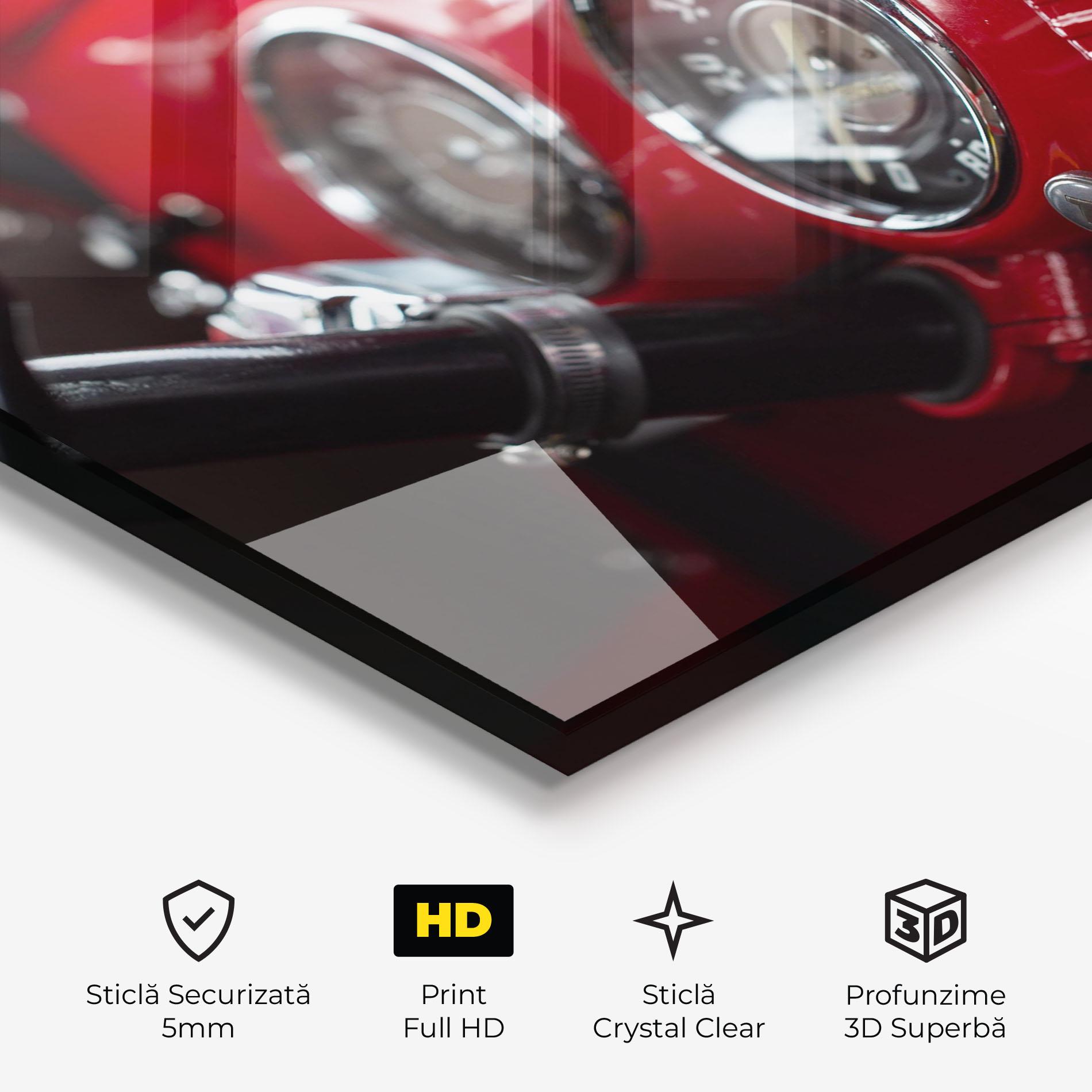 Tablou Sticla Shiny Clean Car mockup 3