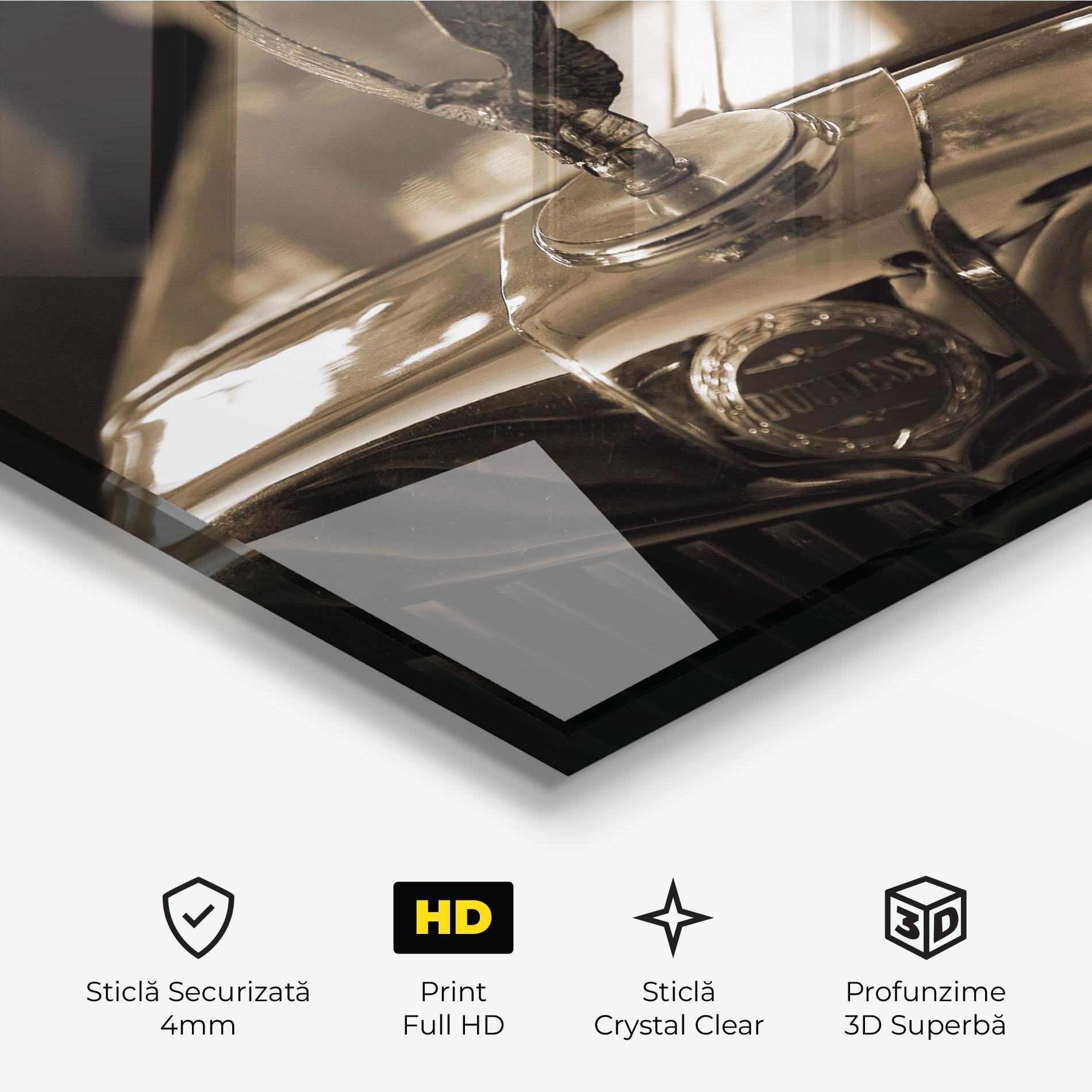 Tablou Sticla Metal Details Car mockup 3