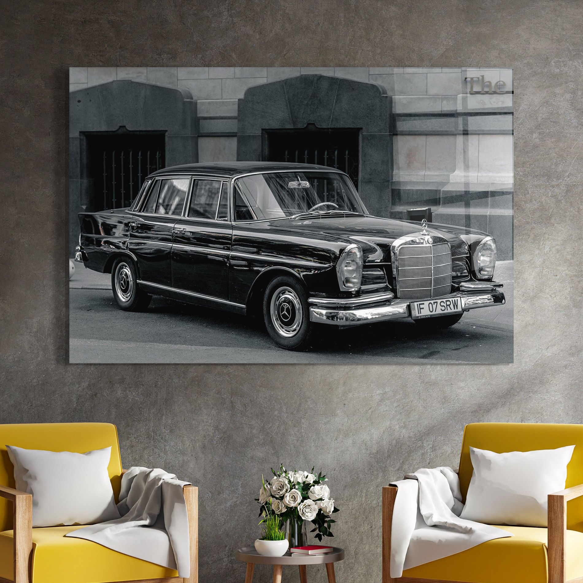 Pretty Classic Car mockup 4