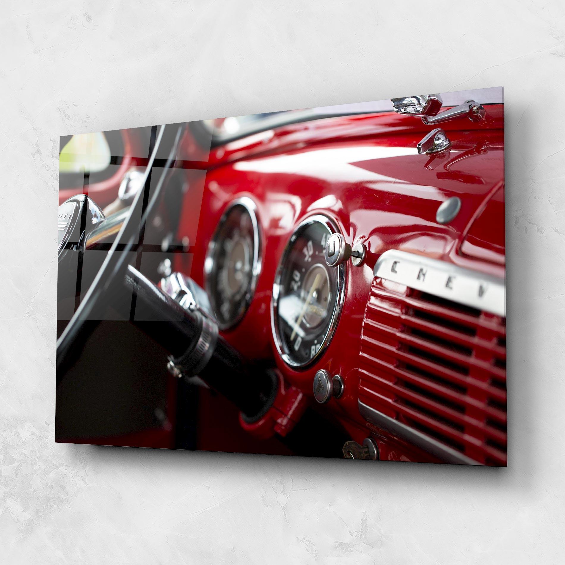 Tablou Sticla Shiny Clean Car mockup 1