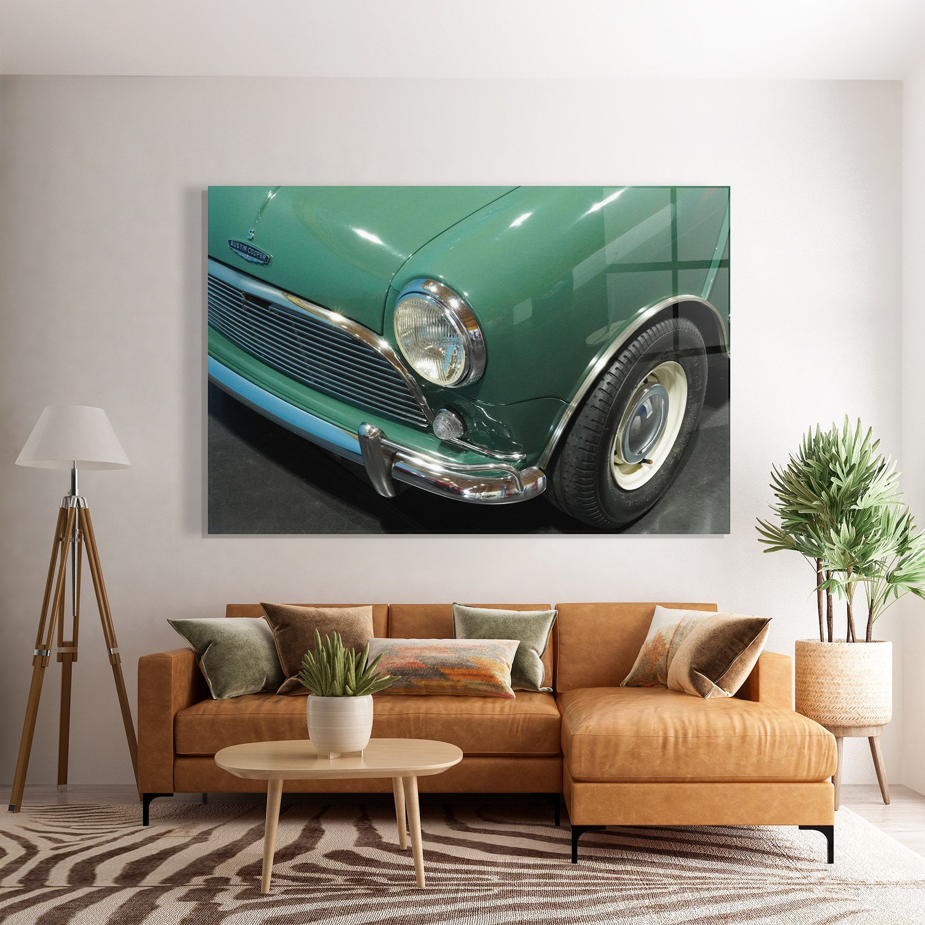 Pretty Green Car mockup 7