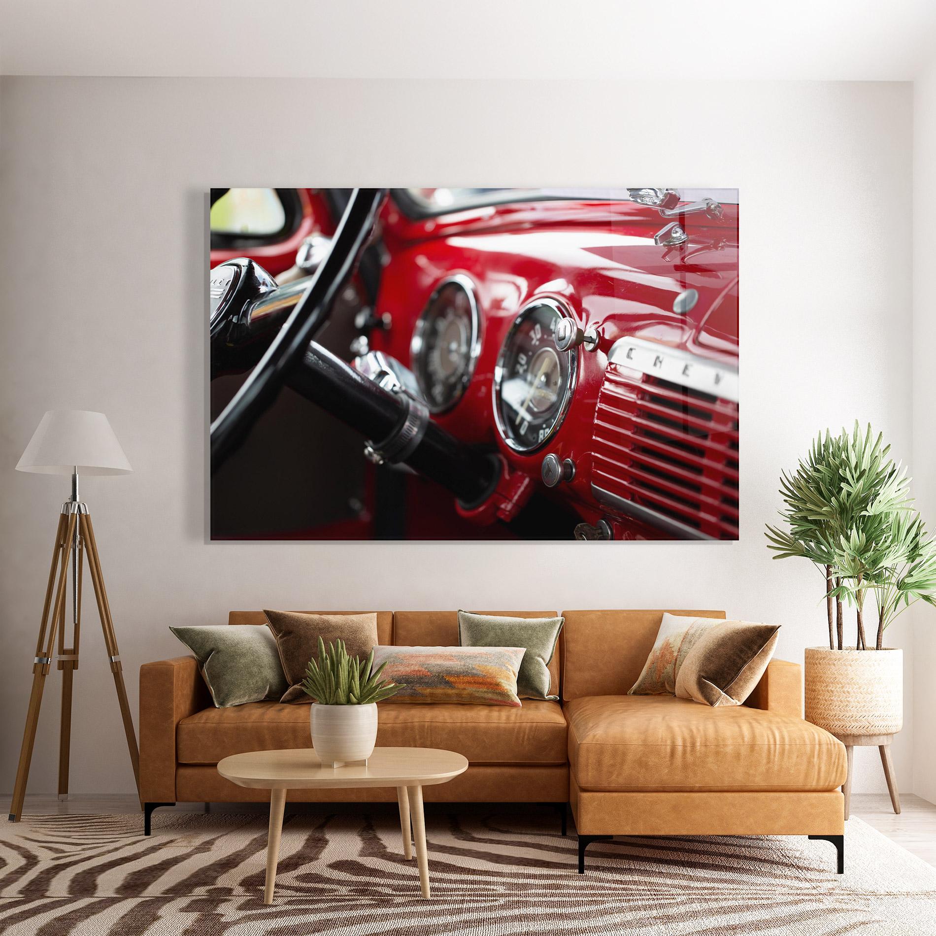 Tablou Sticla Shiny Clean Car mockup 7