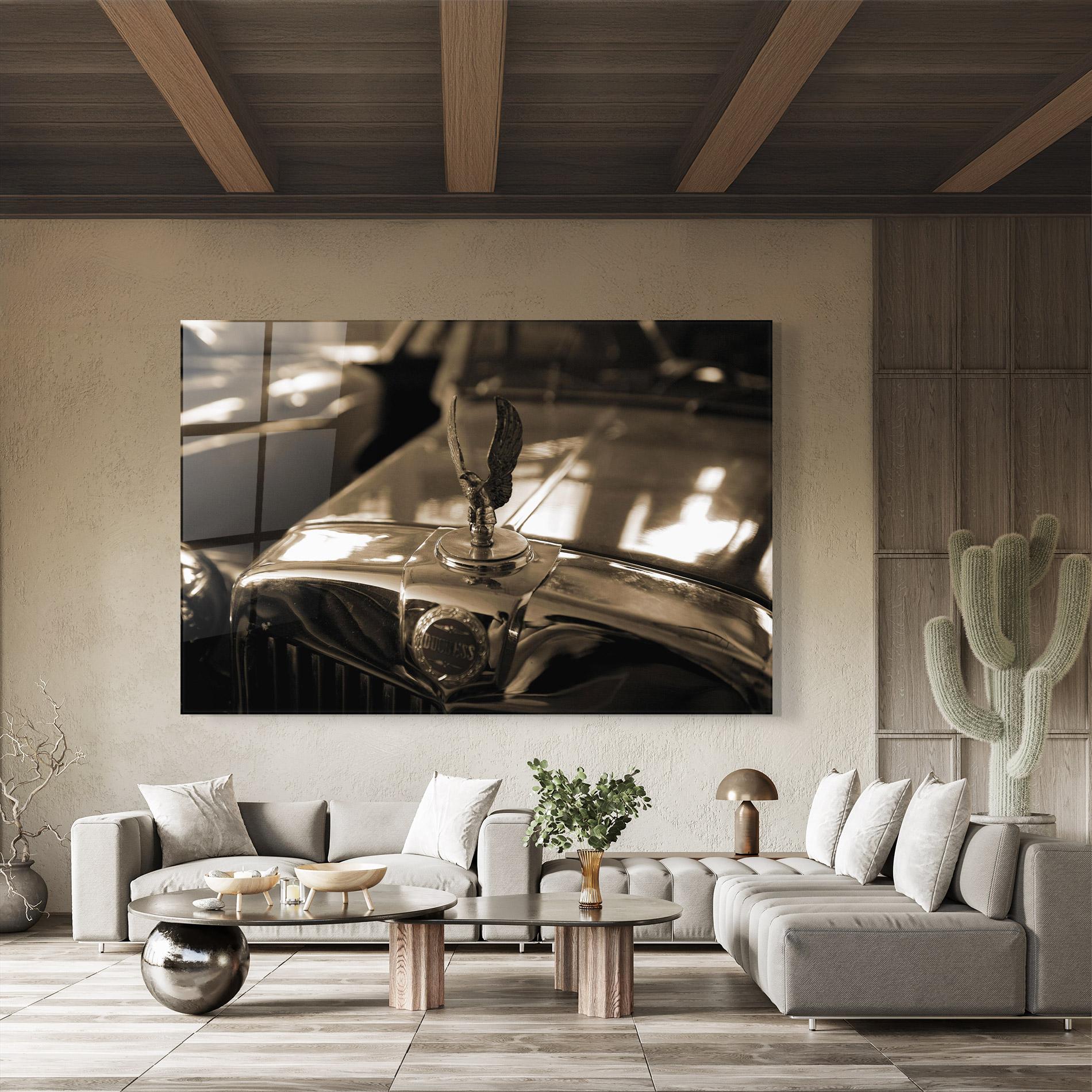 Tablou Sticla Metal Details Car mockup 8