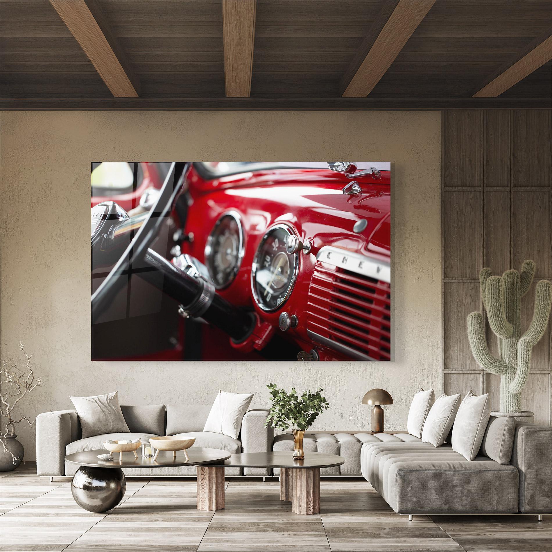 Tablou Sticla Shiny Clean Car mockup 8