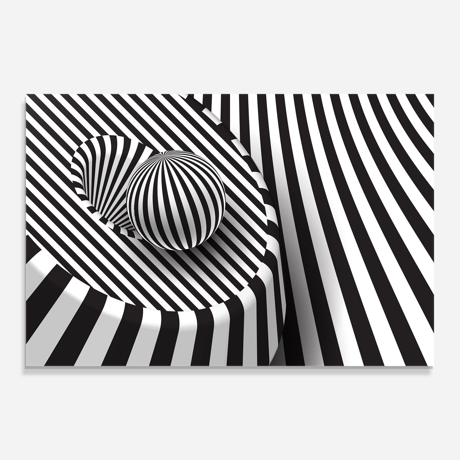 3d Ball Zebra mockup 0