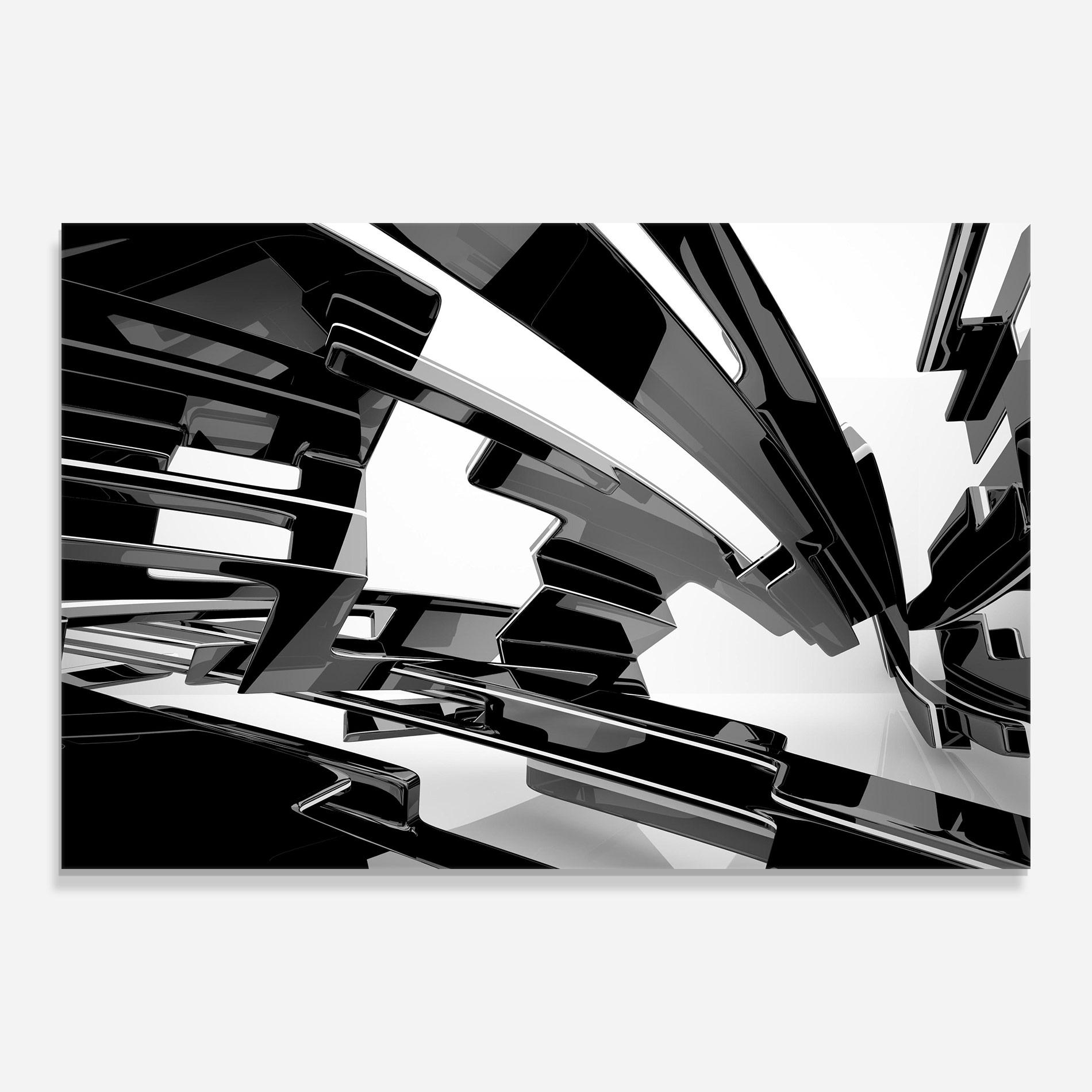 Tablou Sticla Glossy Sculpture mockup 0