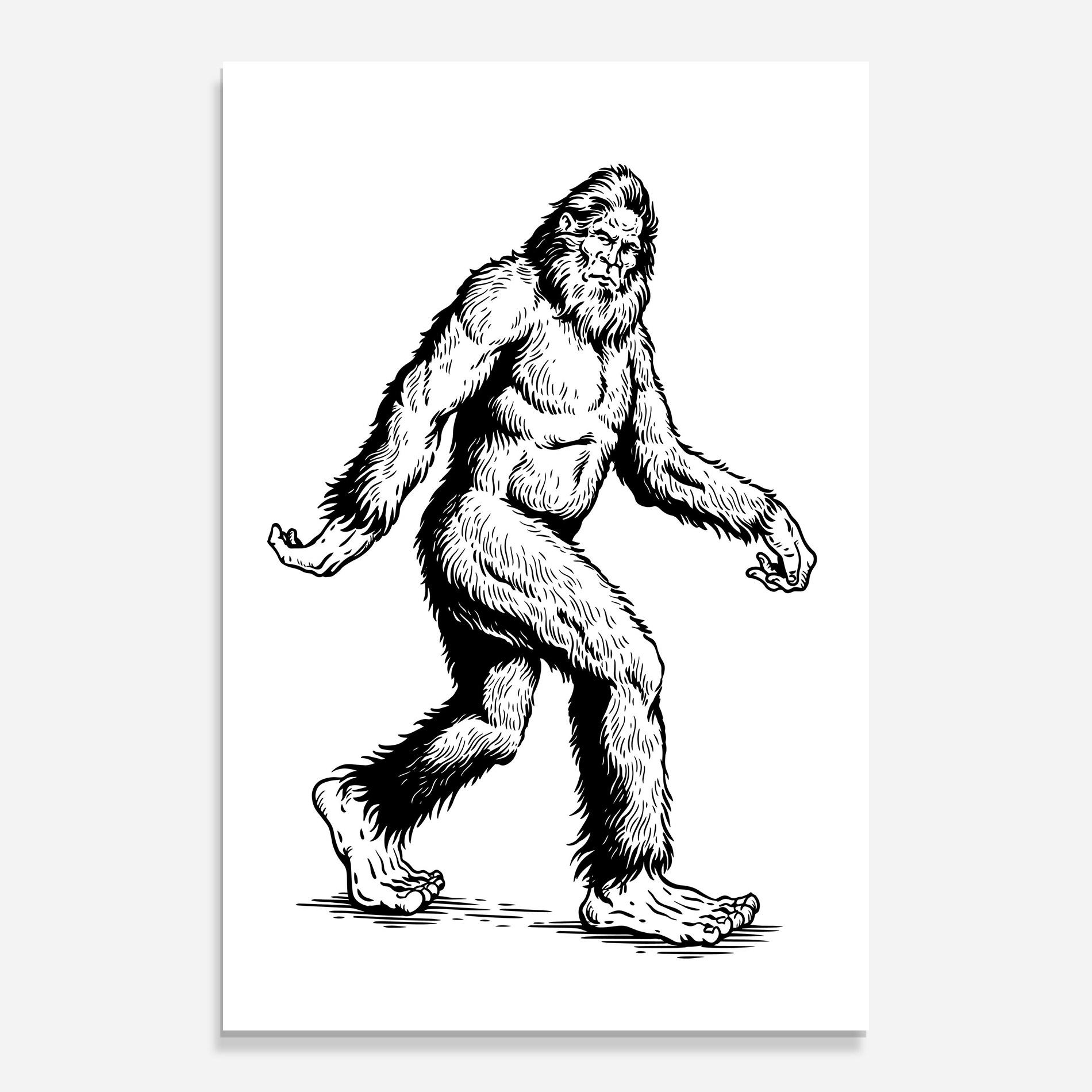 Tablou Sticla Yeti mockup 0