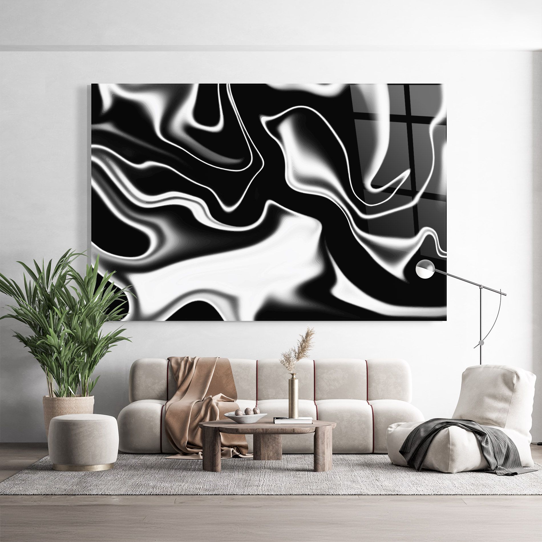 Black Metalic Art mockup 9