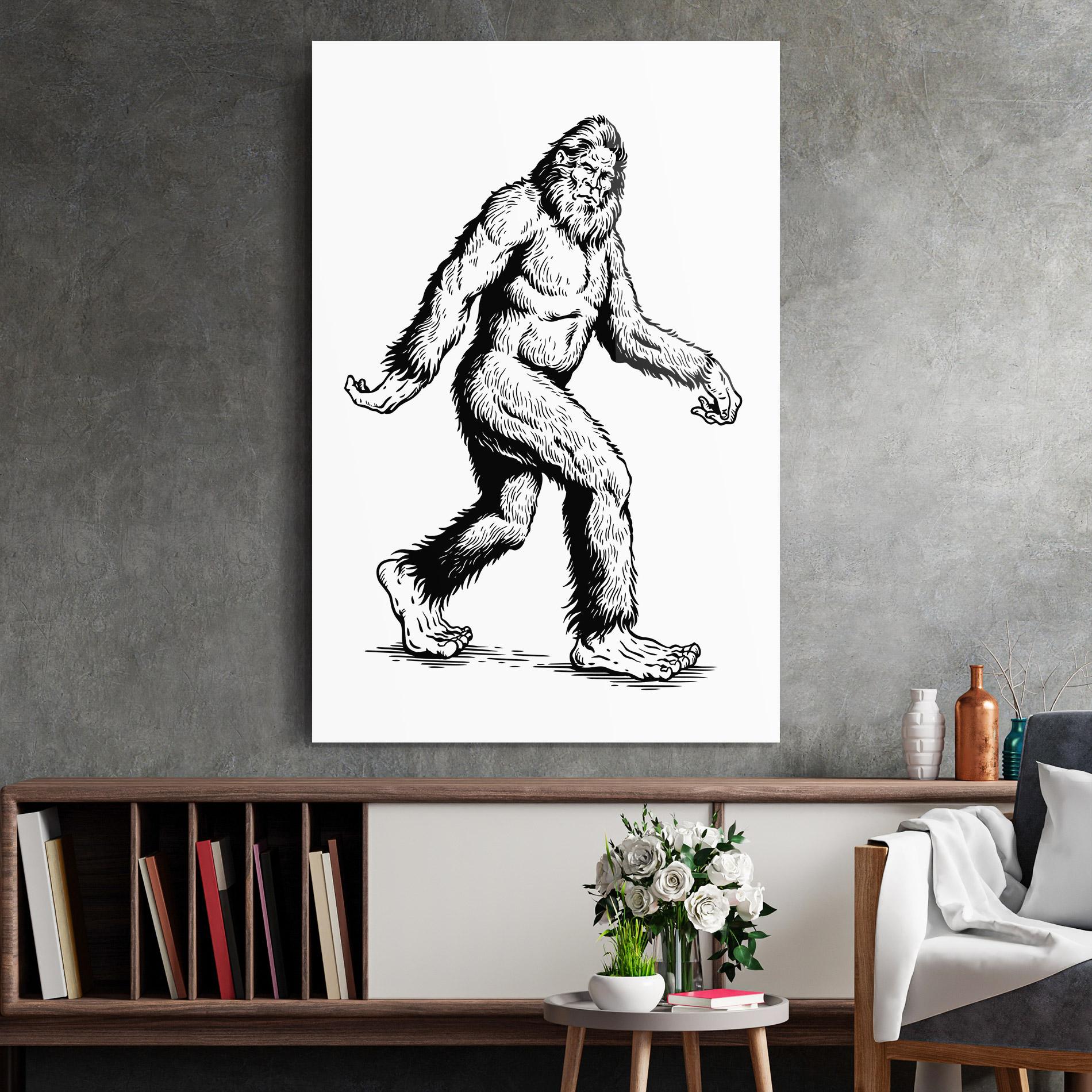 Tablou Sticla Yeti mockup 2