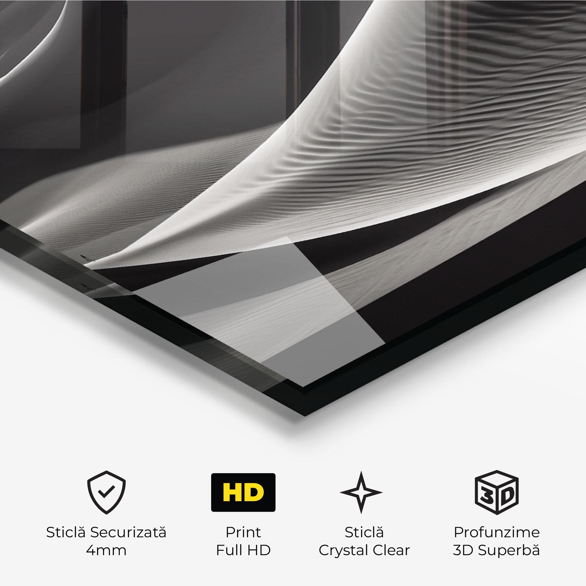 Tablou Sticla Dune Silhouette mockup 3