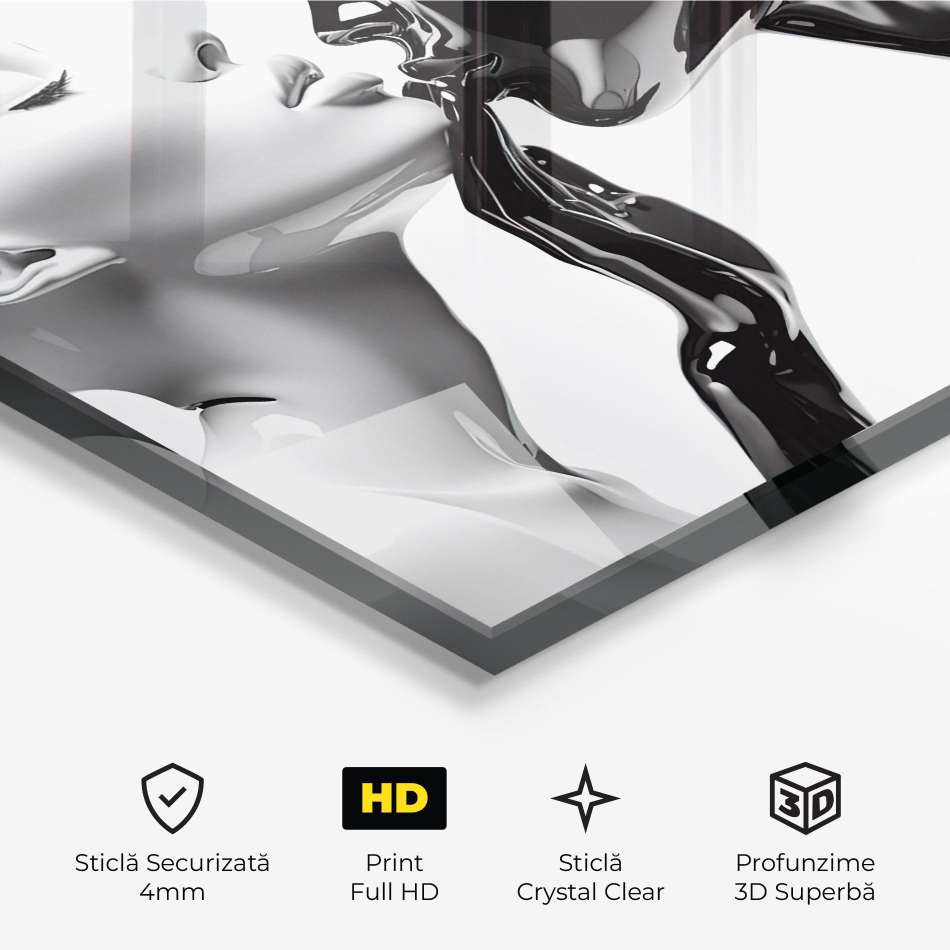 Tablou Sticla Feminine Sculpture mockup 3