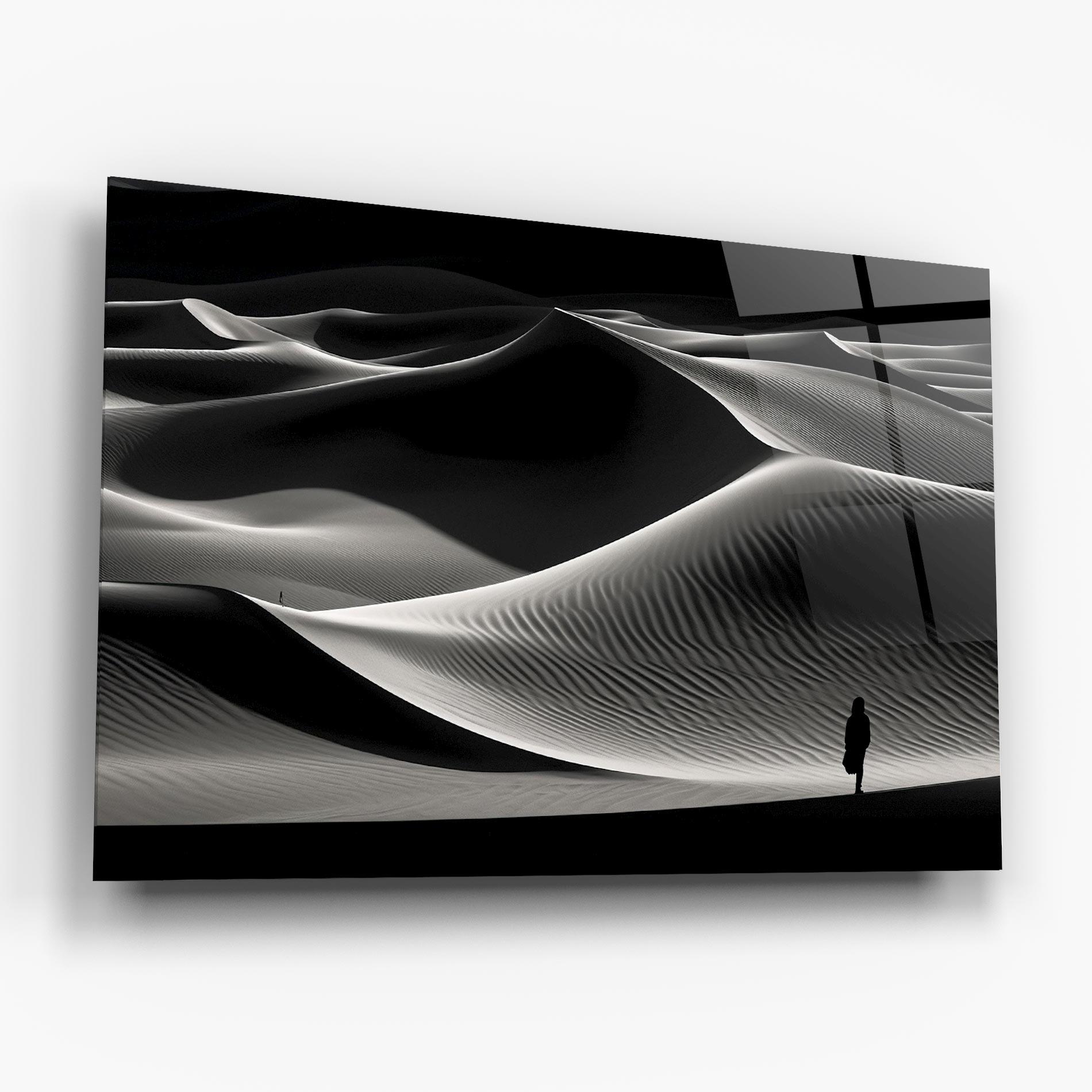 Tablou Sticla Dune Silhouette mockup 6