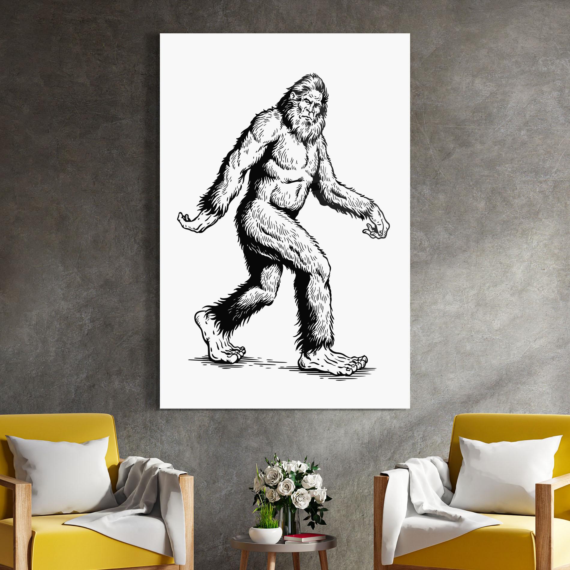 Tablou Sticla Yeti mockup 4