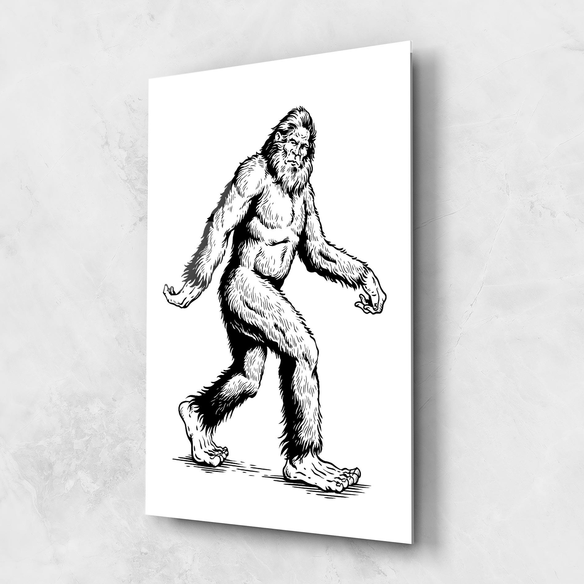Tablou Sticla Yeti mockup 1