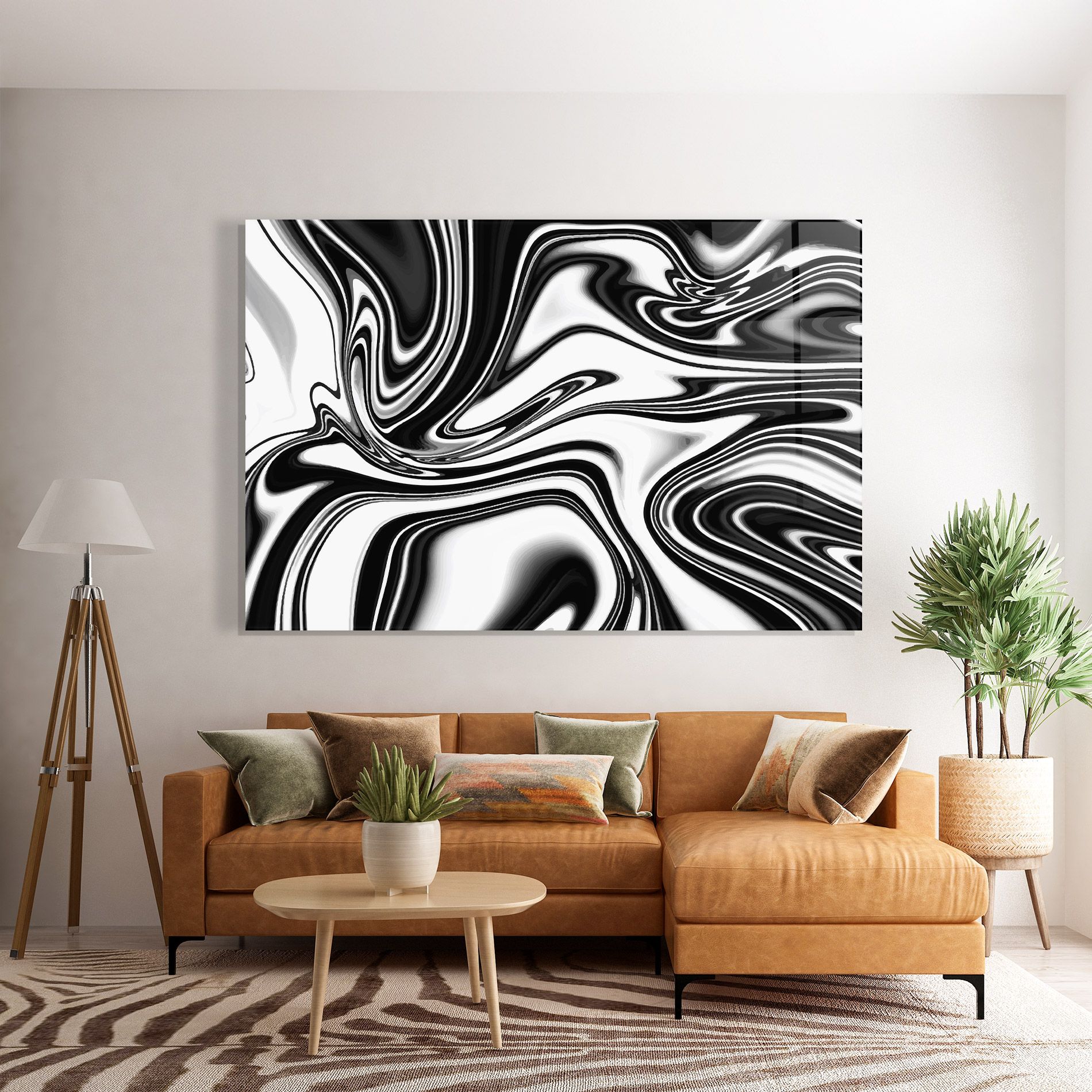 Black White Liquid mockup 7