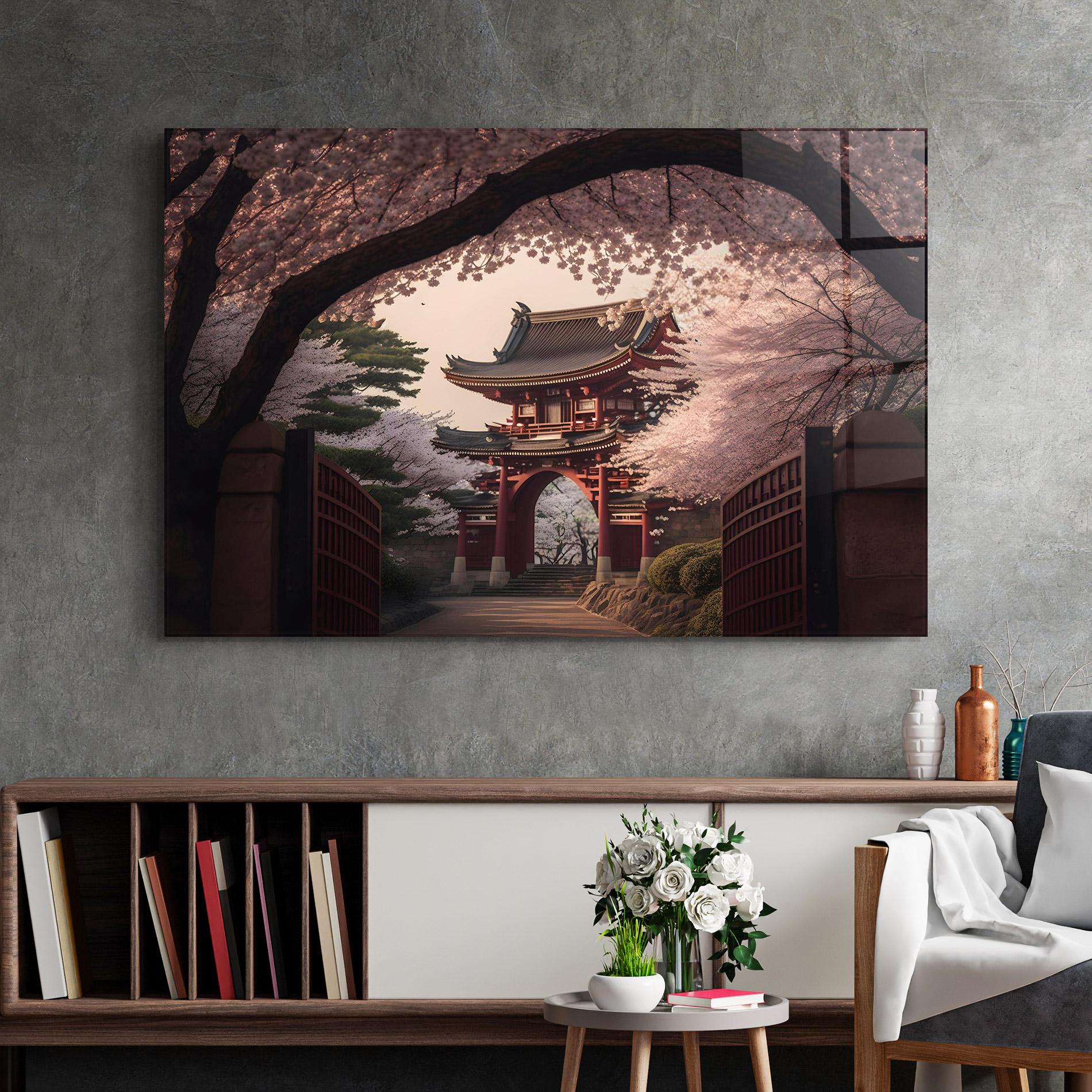 Tablou Sticla Toji Gate mockup 2