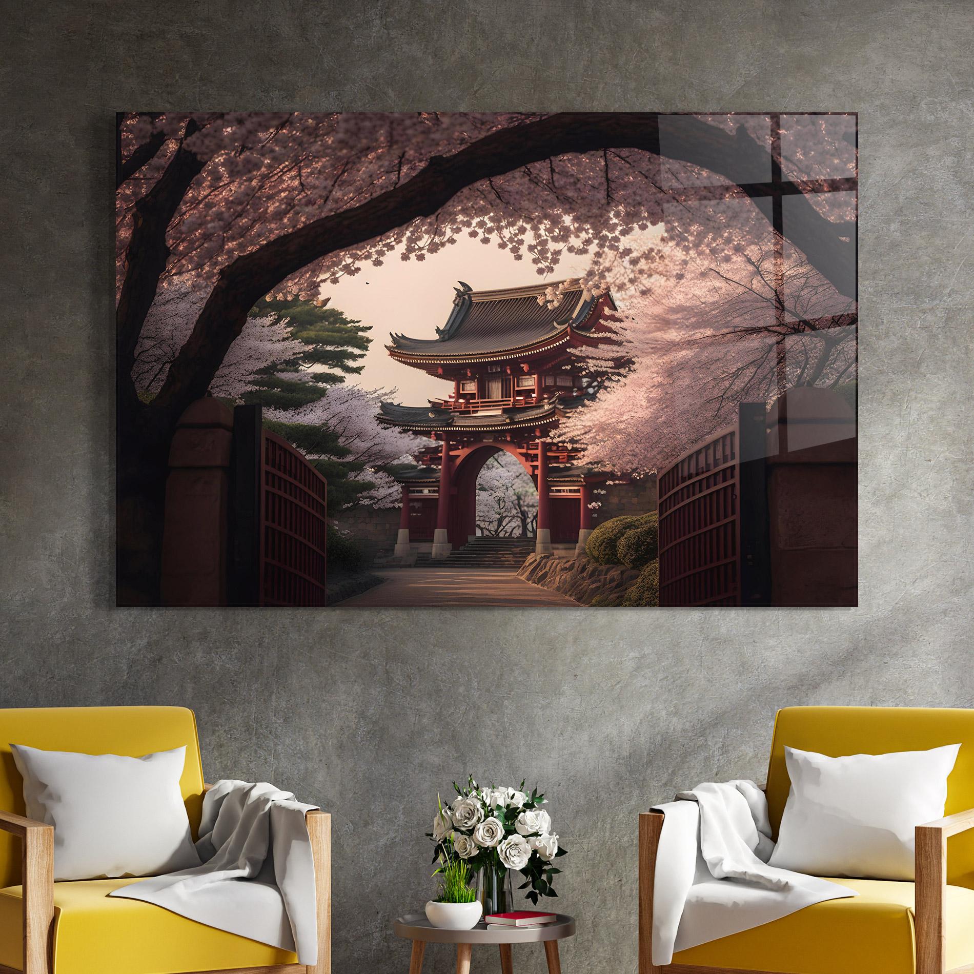 Tablou Sticla Toji Gate mockup 4