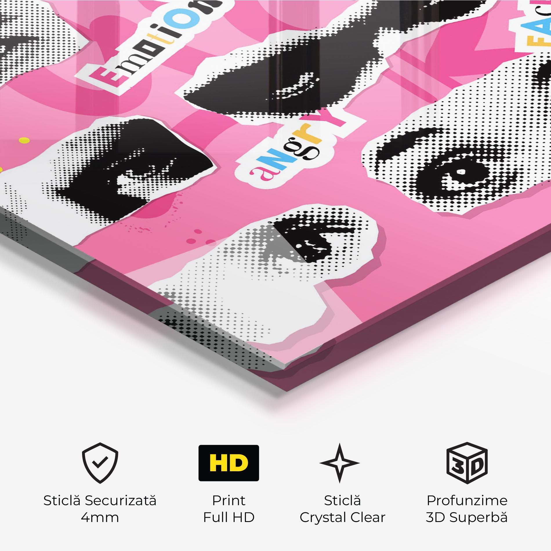 Tablou Sticla Eye Type mockup 3