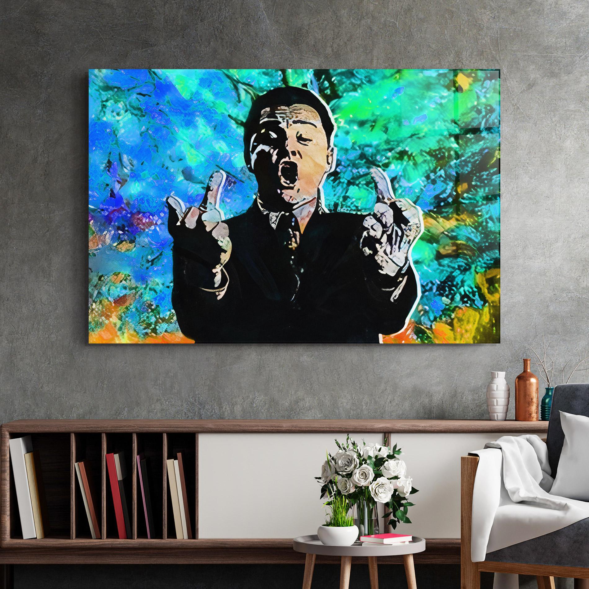 Tablou Sticla Flip The Bird mockup 2