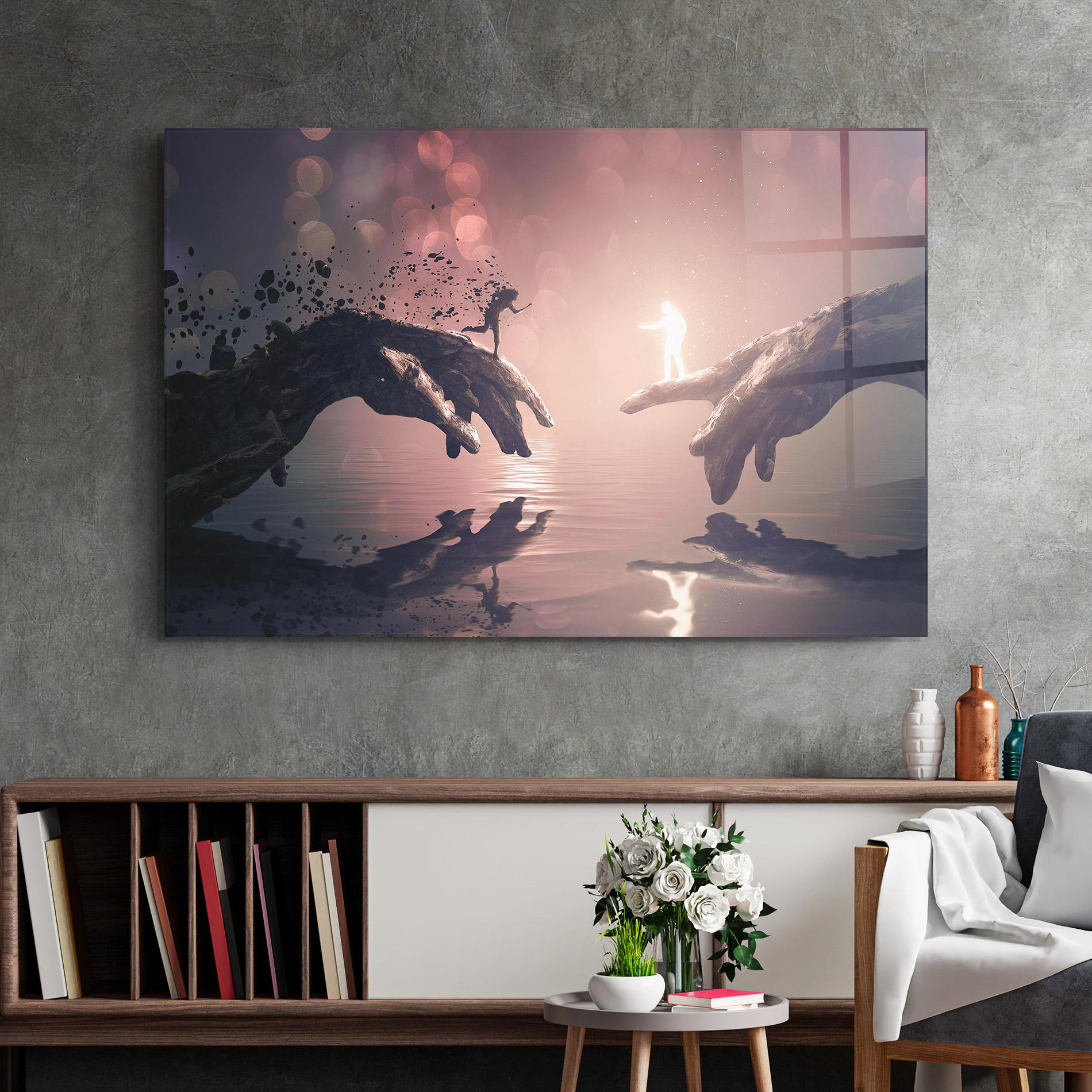 Tablou Sticla Life Story mockup 2