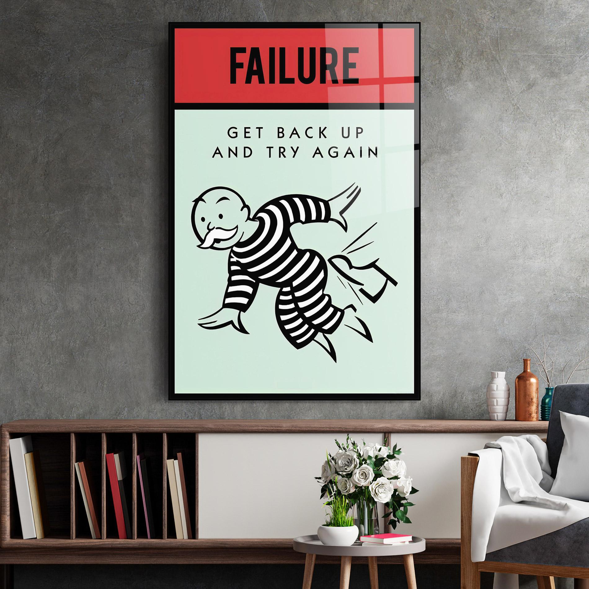 Tablou Sticla Failure mockup 2
