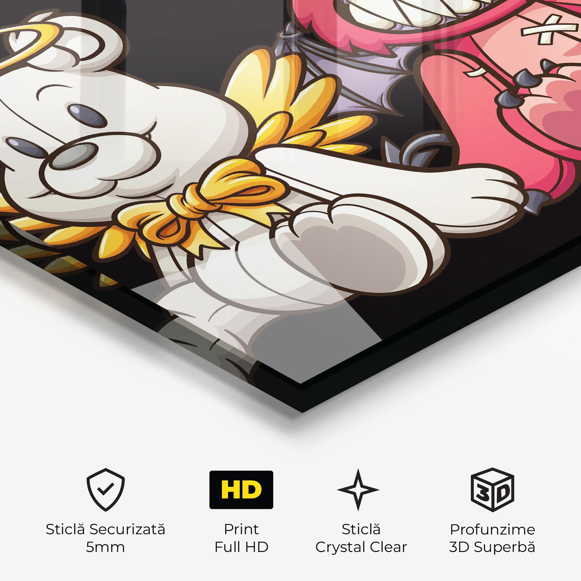 Tablou Sticla Angel Bear mockup 3