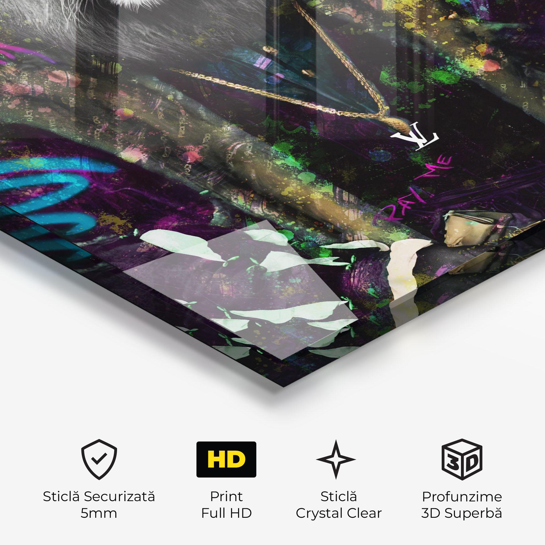 Tablou Sticla Don Lion mockup 3