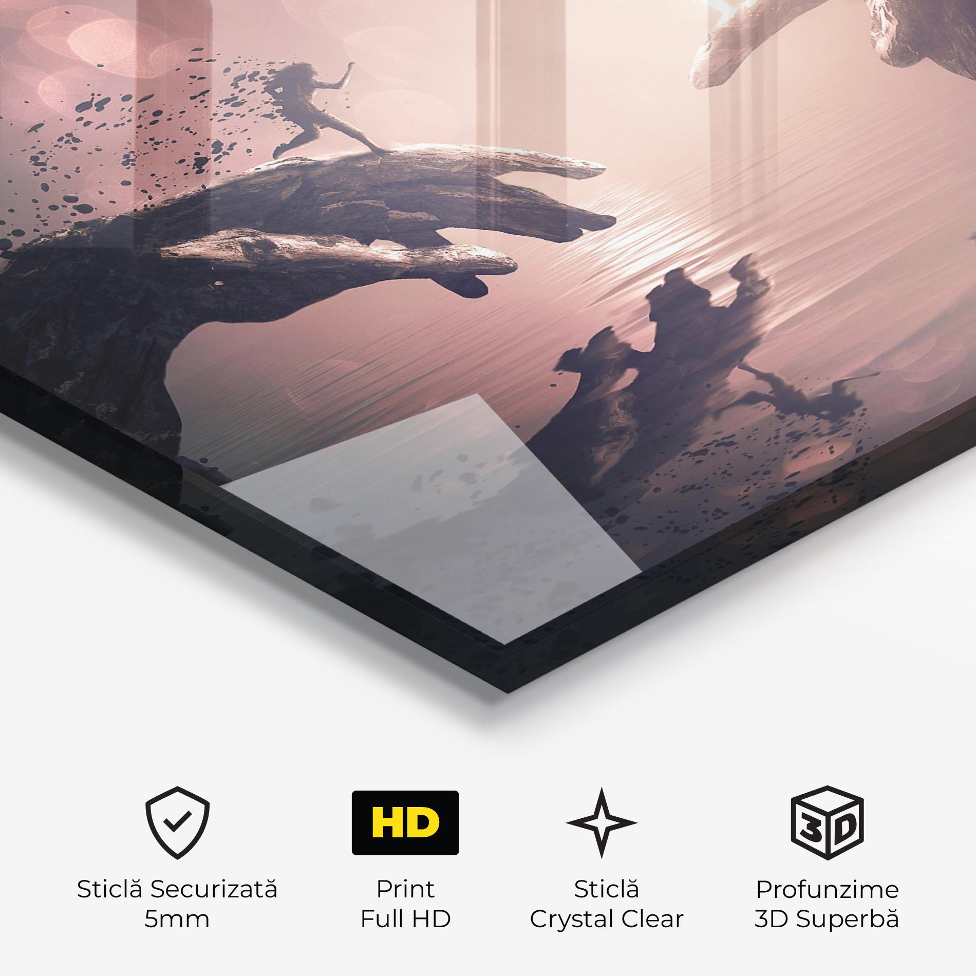 Tablou Sticla Life Story mockup 3