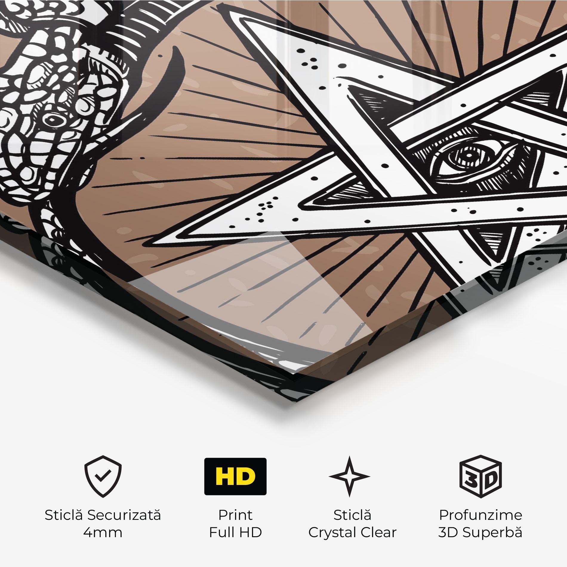 Tablou Sticla Cool Art 04 mockup 3