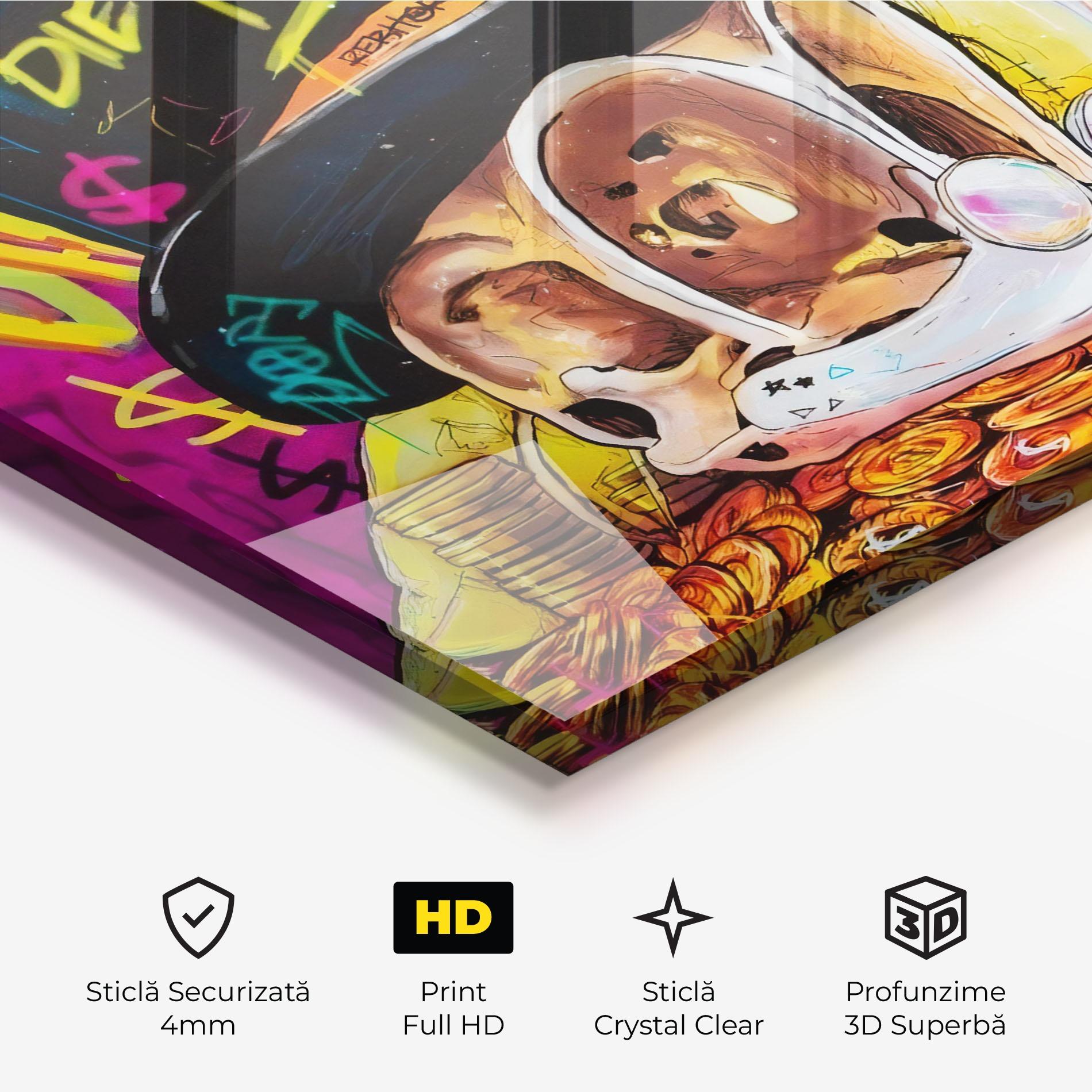 Tablou Sticla Die Rich mockup 3