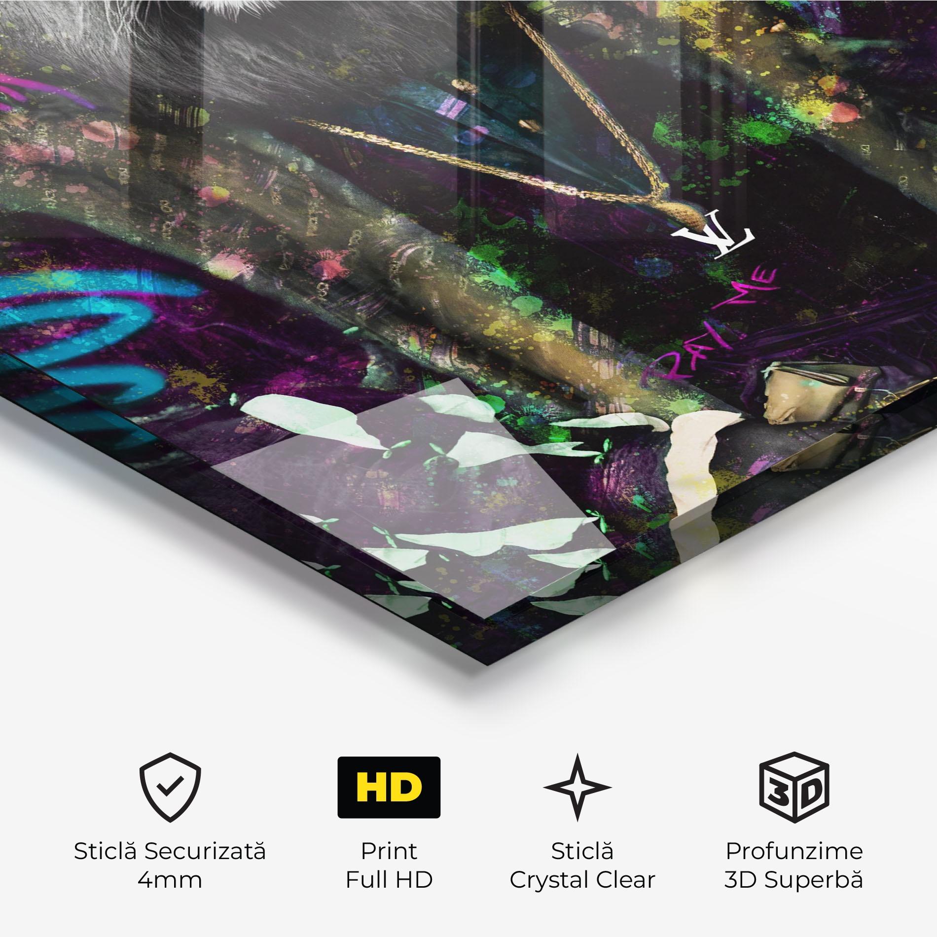 Tablou Sticla Don Lion mockup 3