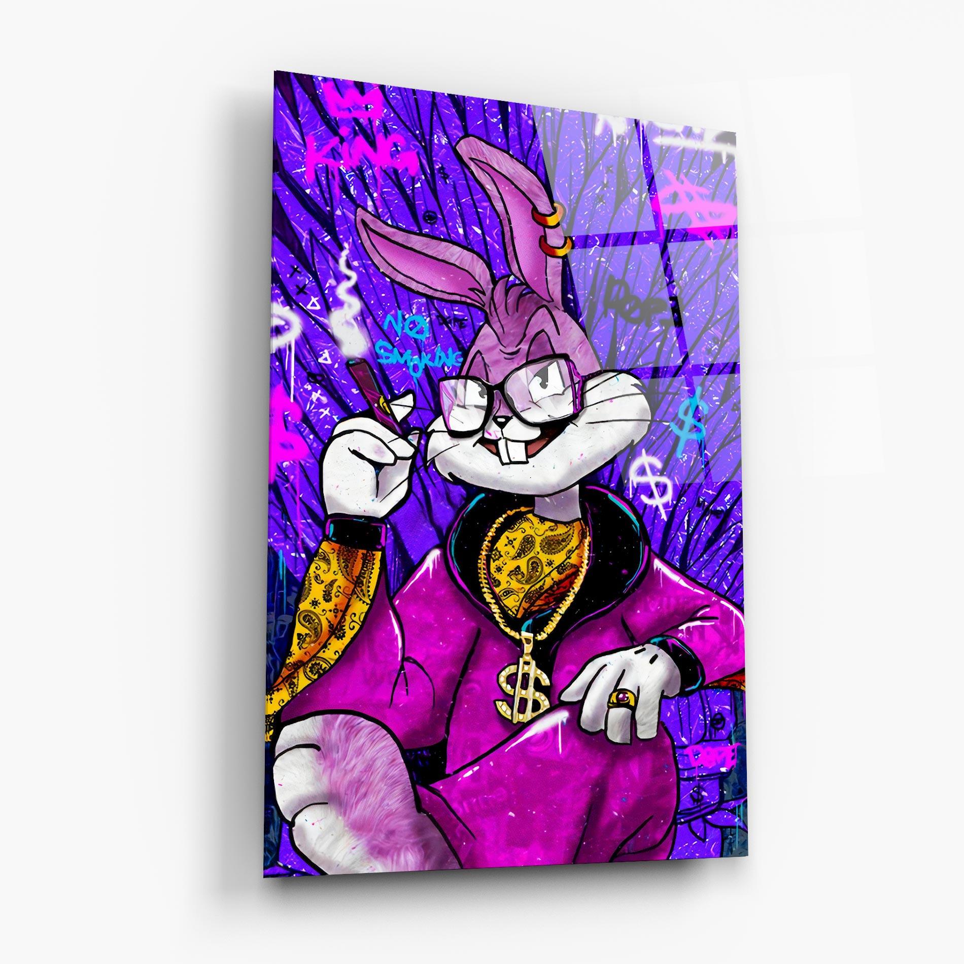 Tablou Sticla Boss Buny mockup 6