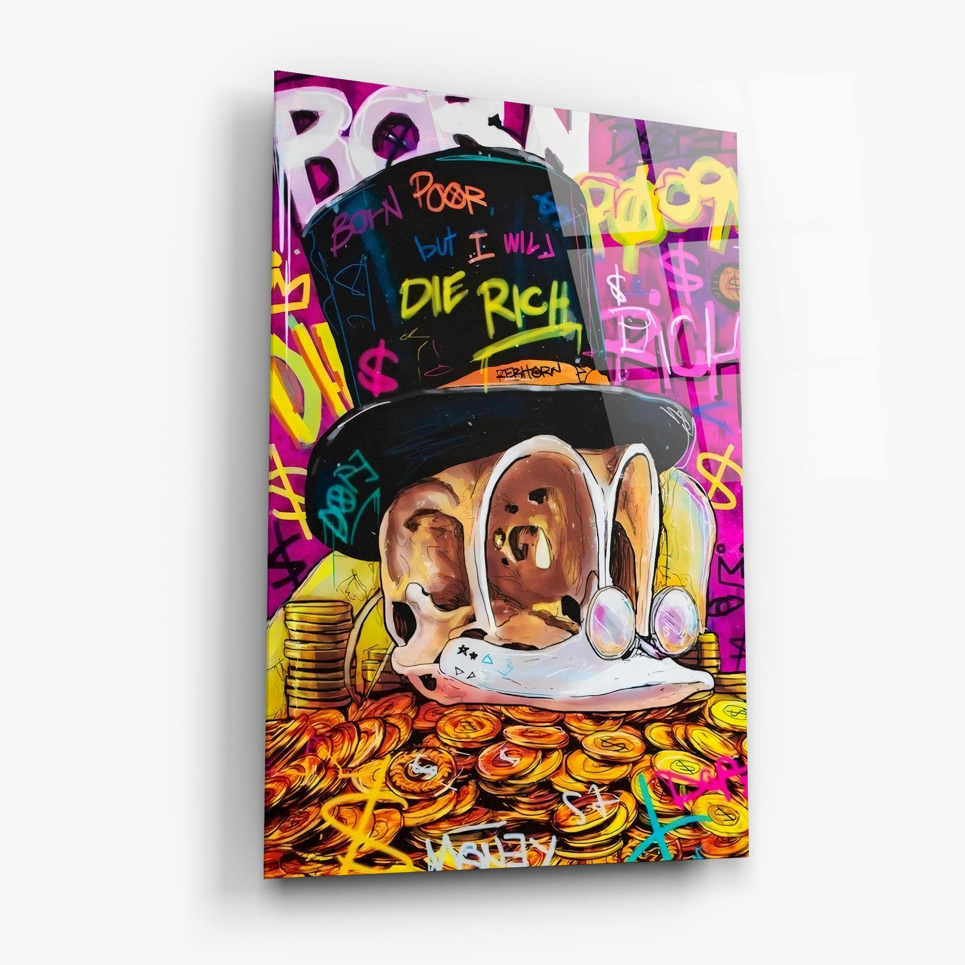 Tablou Sticla Die Rich mockup 6