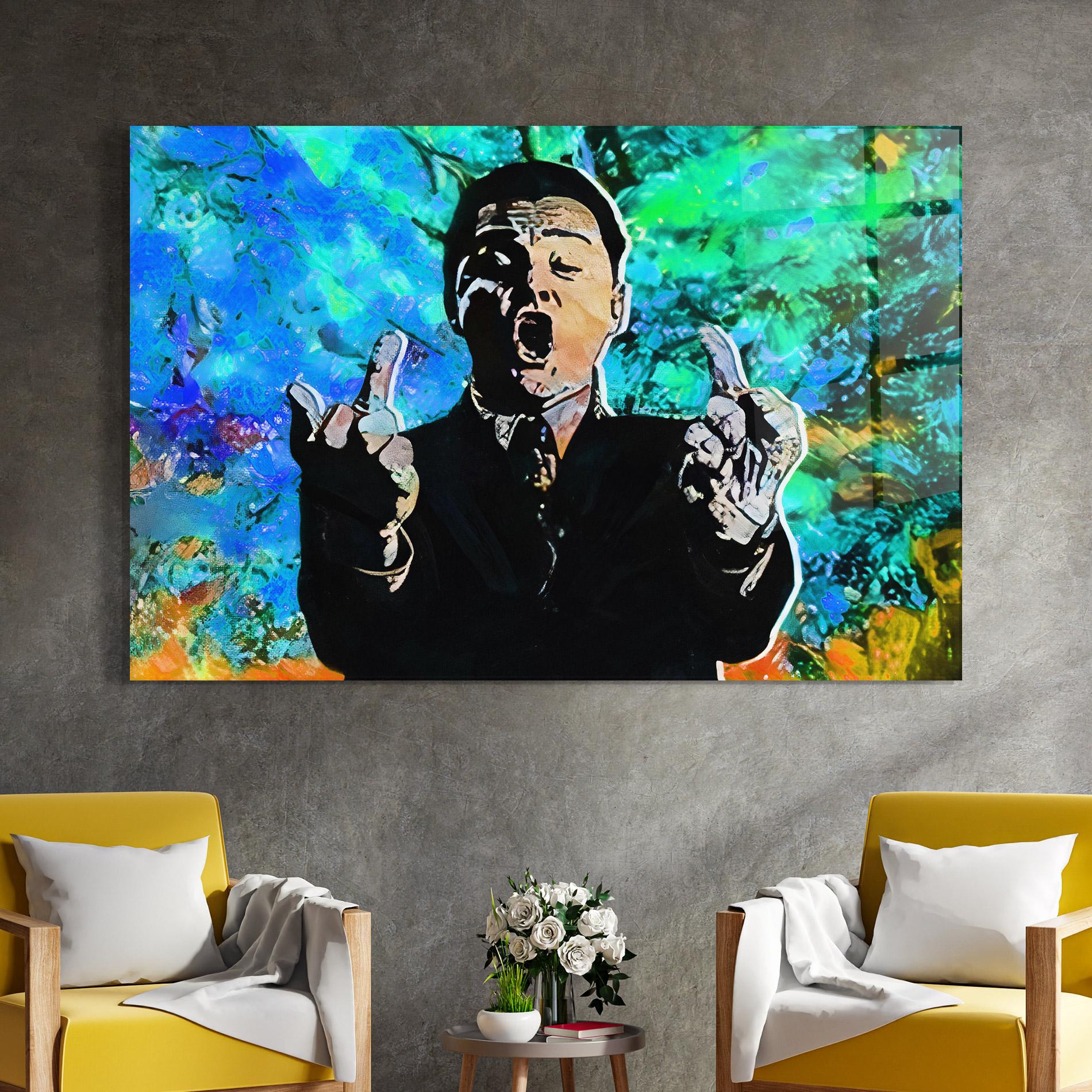 Tablou Sticla Flip The Bird mockup 4