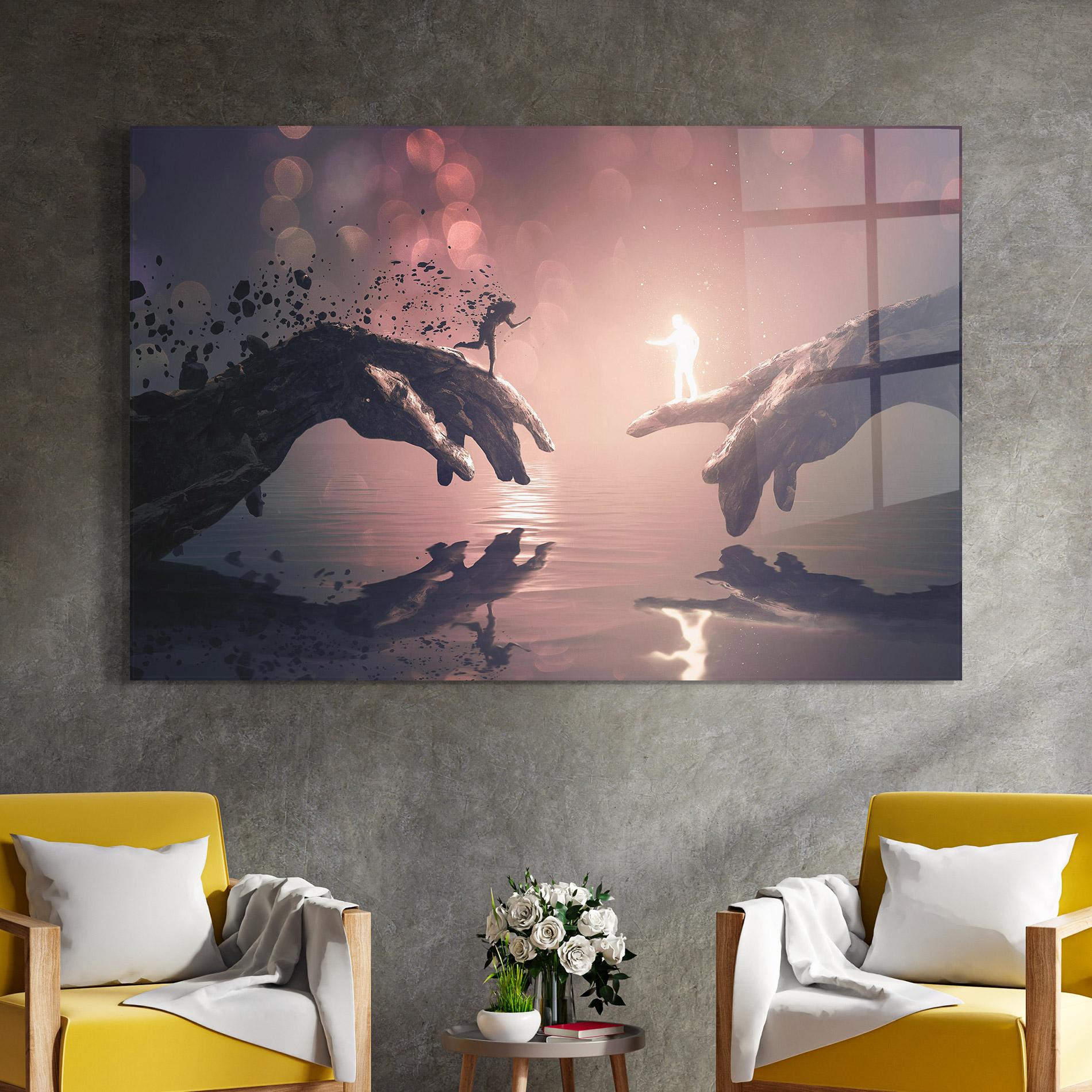 Tablou Sticla Life Story mockup 4