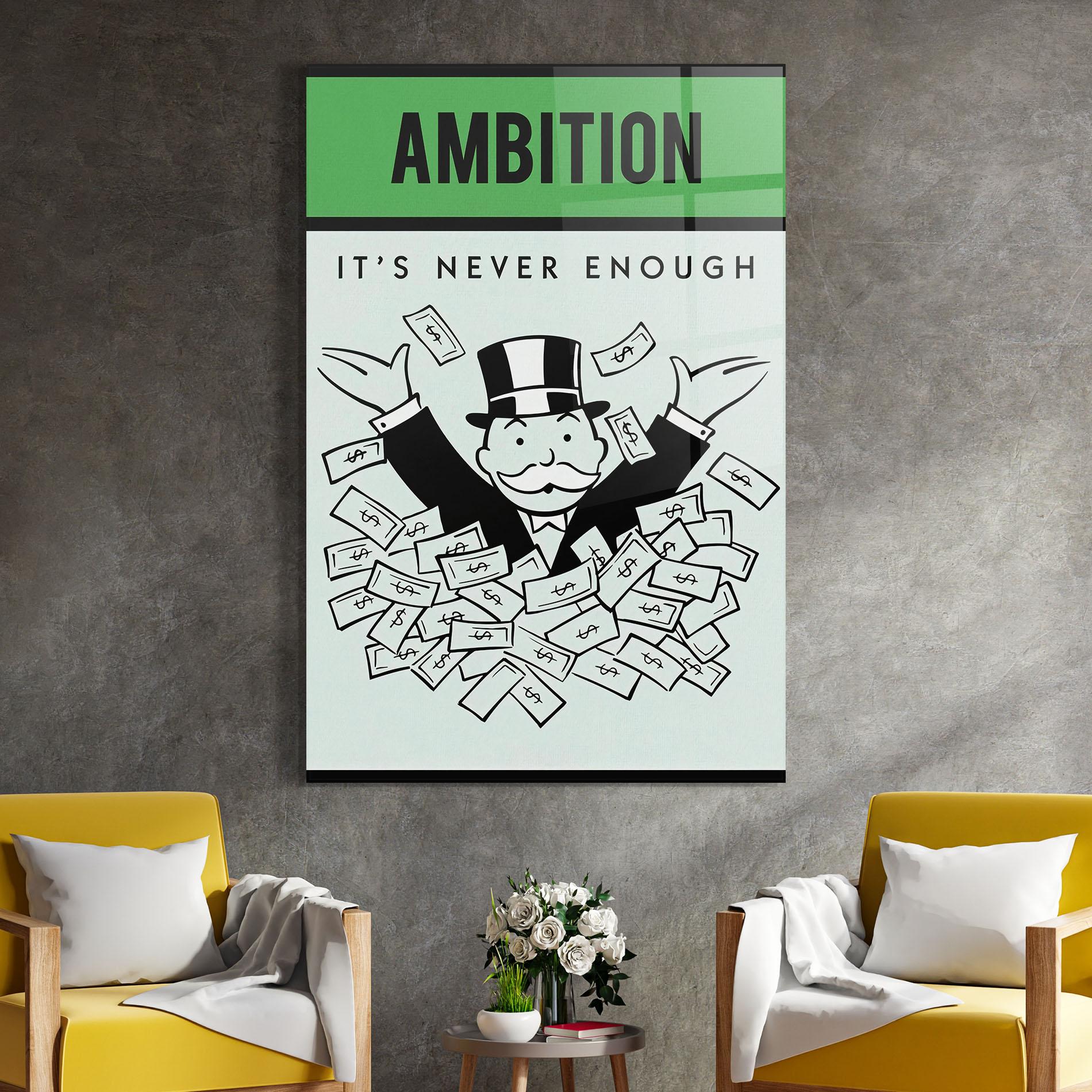 Tablou Sticla Ambition mockup 4