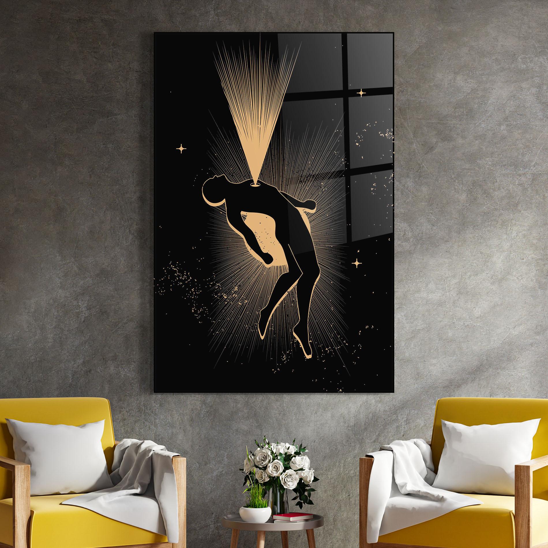 Tablou Sticla Body And Soul mockup 4