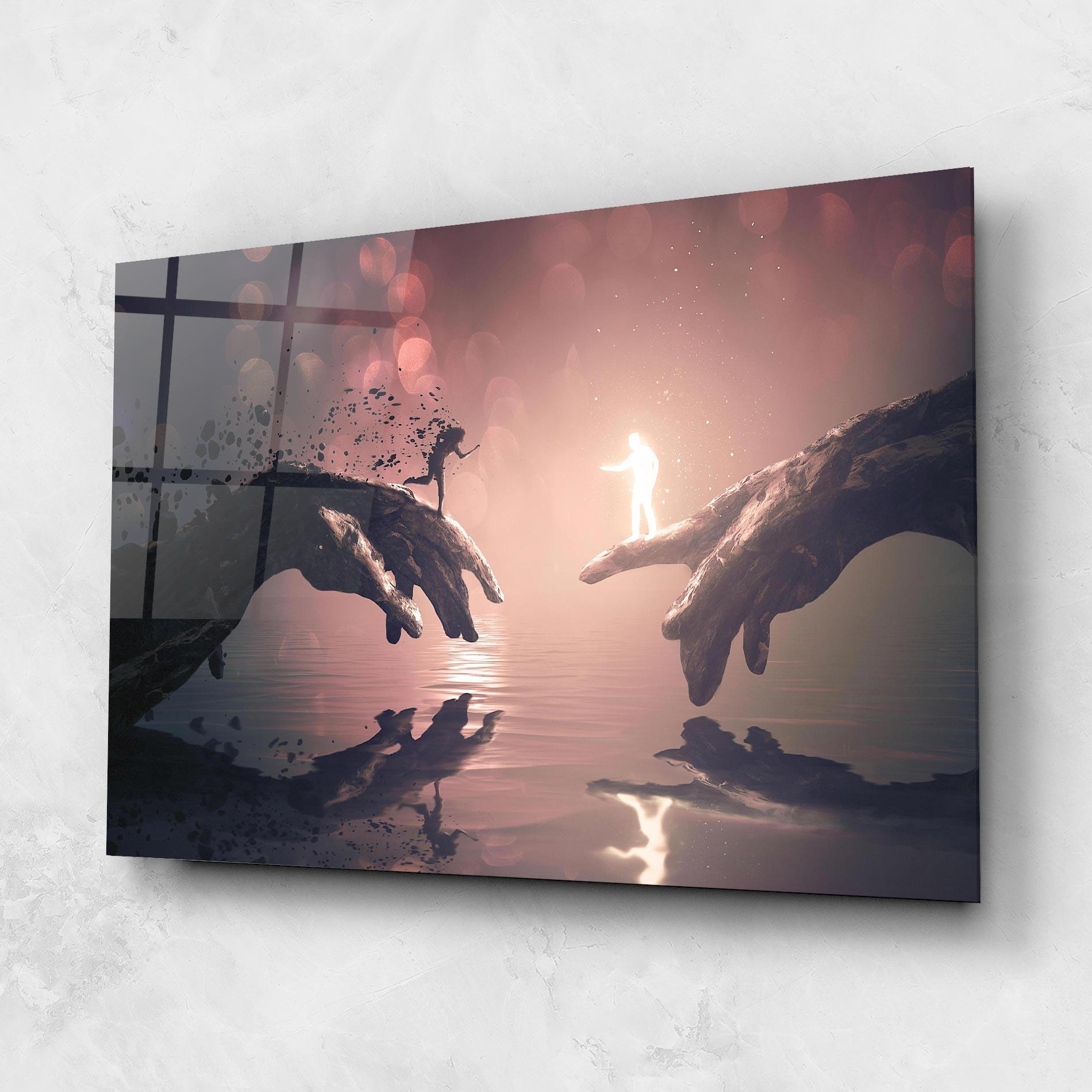 Tablou Sticla Life Story mockup 1