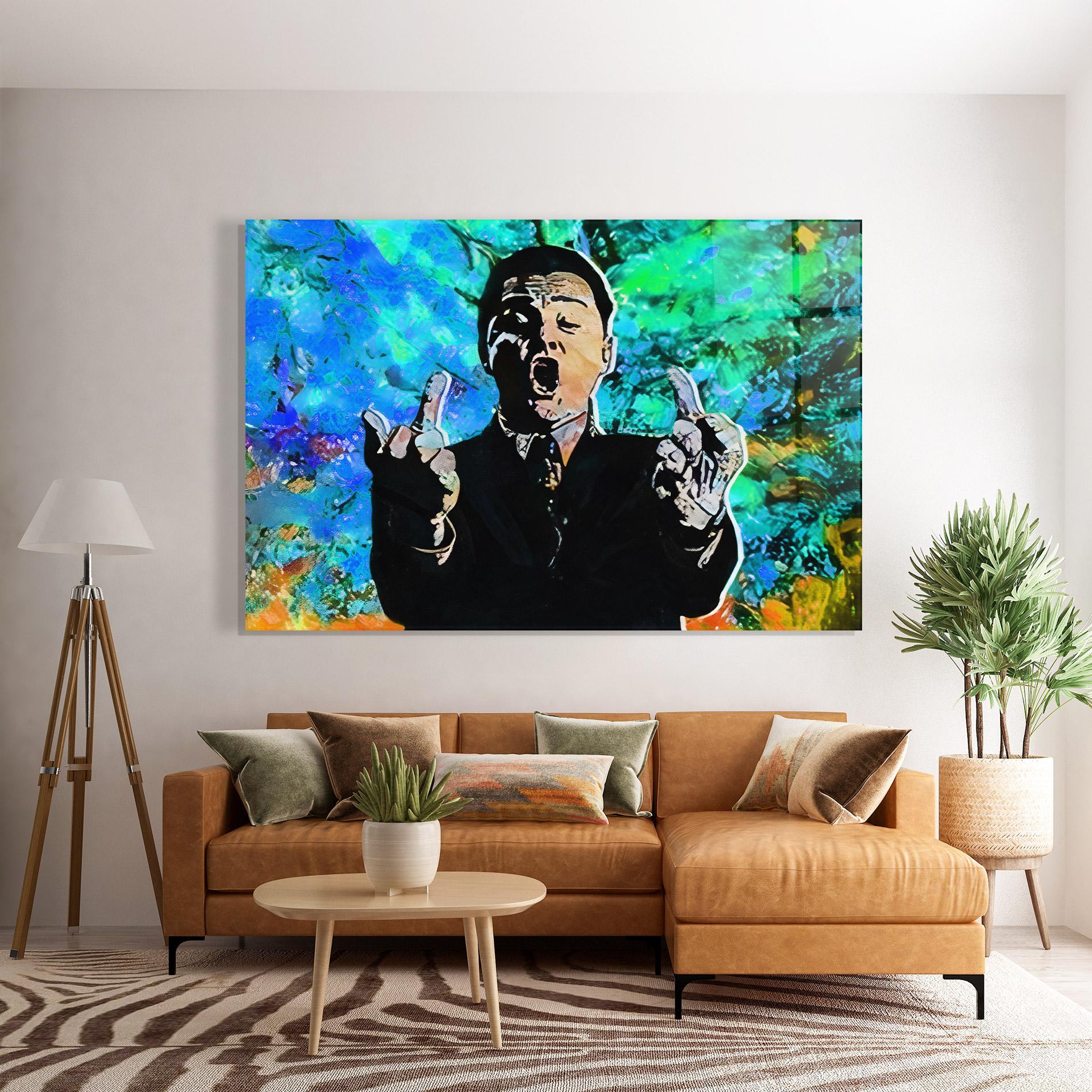 Tablou Sticla Flip The Bird mockup 7