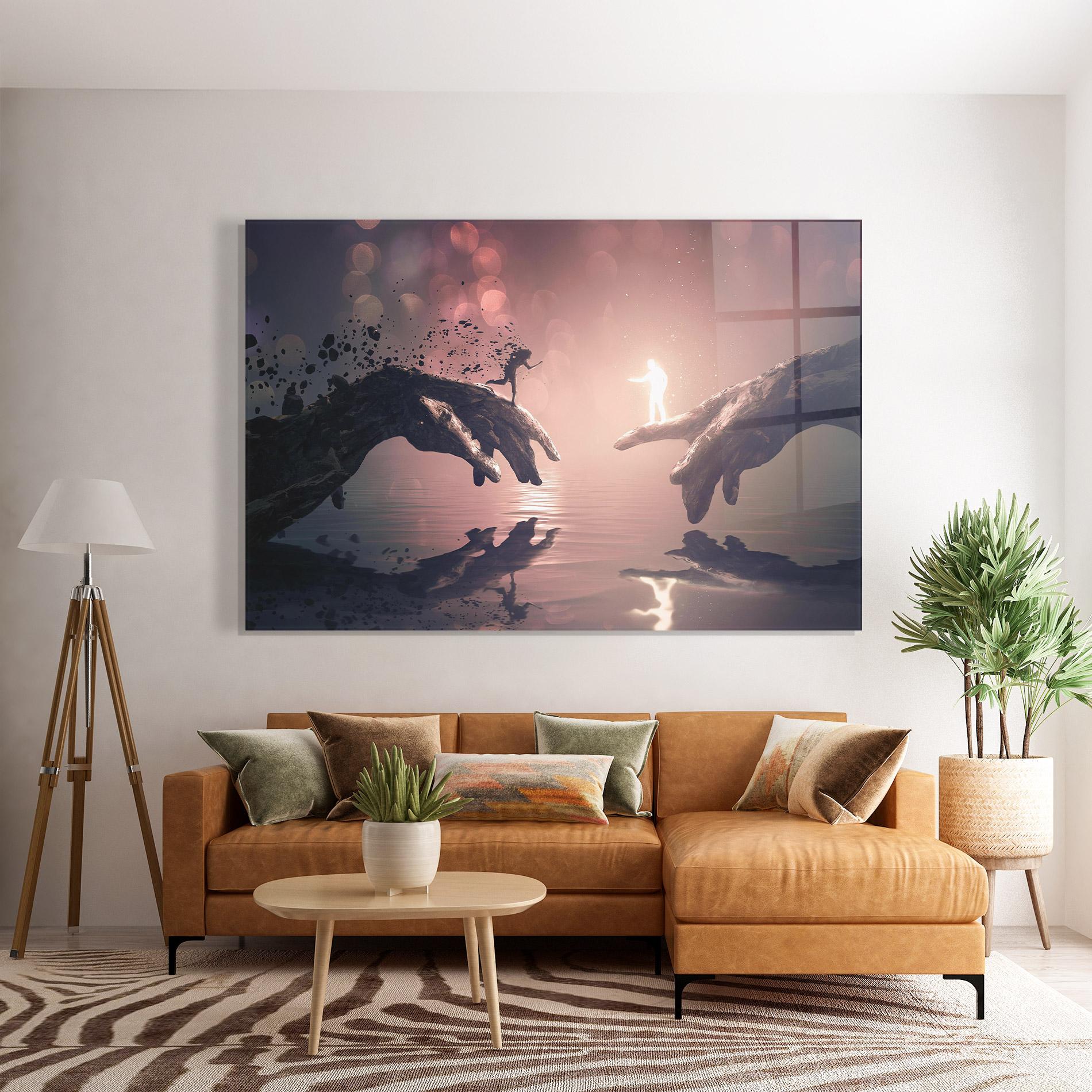 Tablou Sticla Life Story mockup 7